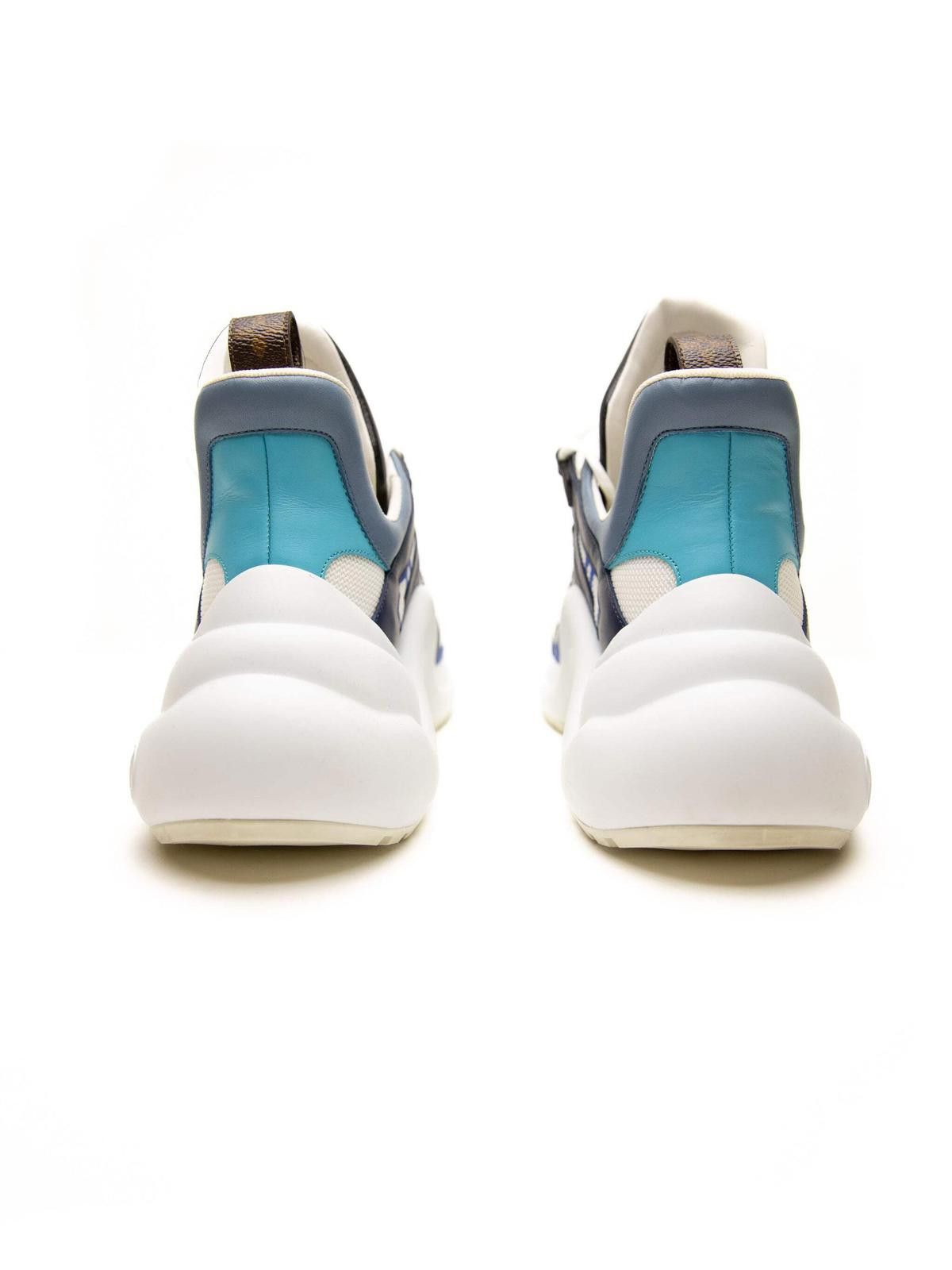 Louis Vuitton Louis Vuitton Womens LV Archlight Blue Trainers 6 Blue Size US 8 / IT 38 - 3 Thumbnail