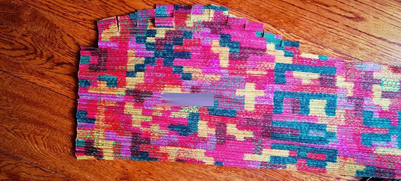 Pleats Please Issey Miyake Issey Miyake size:5 Mosaic eight-piece pants Size 42" / US 20 - 4 Thumbnail