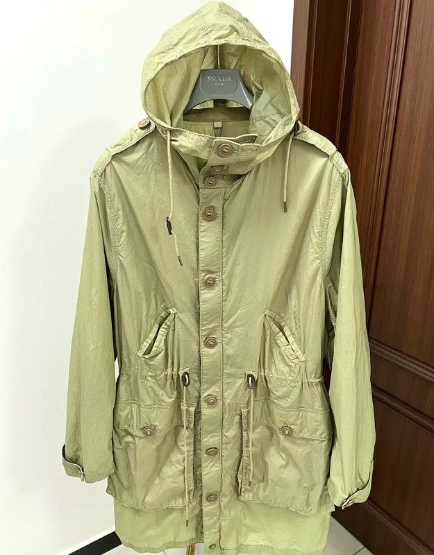 Burberry Burberry Khaki Green Men's Trench Coat Size US XL / EU 56 / 4 - 1 Thumbnail