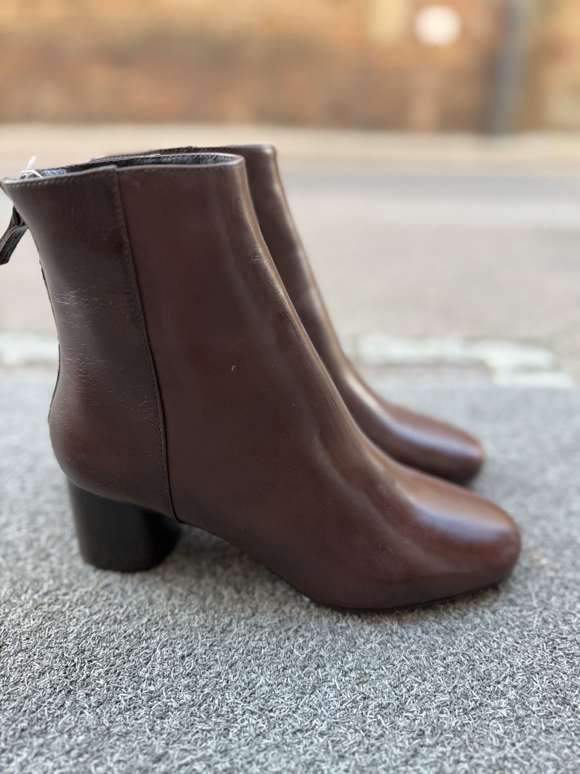 Sandro Brown Leather Ankle Boots Sandro Paris Women’s Size 36 Size US 6.5 / IT 36.5 - 7 Thumbnail