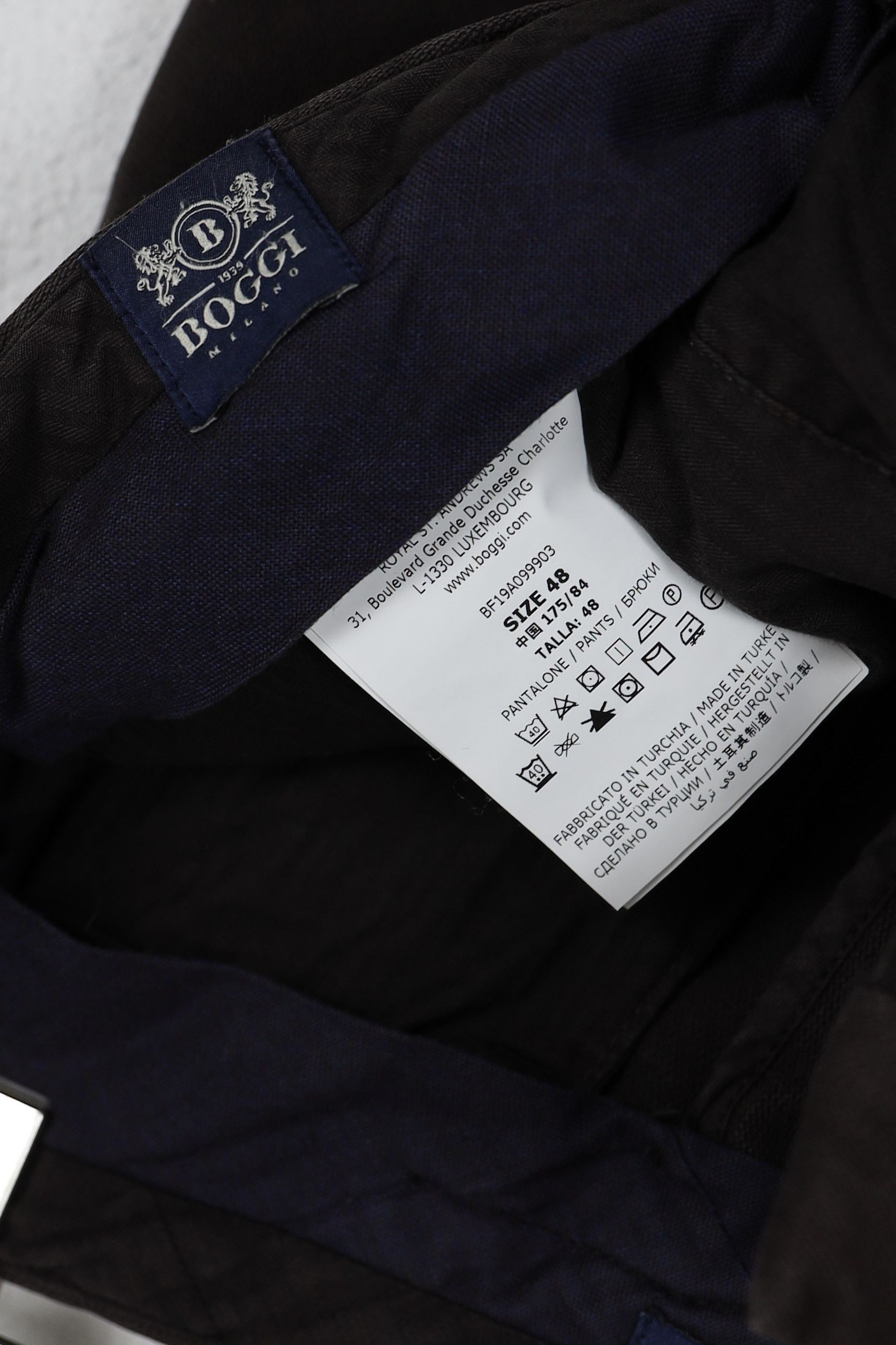 Boggi Boggi Milano Twill Cotton Washed Chino Pants Trousers Size US 32 / EU 48 - 7 Thumbnail