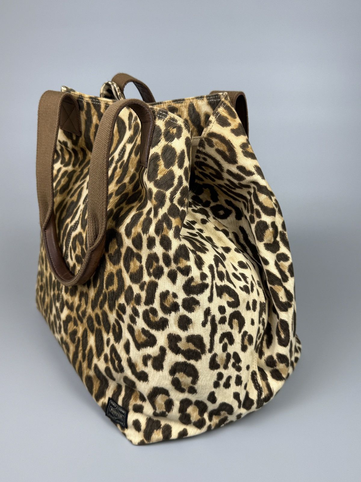 Head Porter Head Porter - Rare Leopard XL Tote Bag Size ONE SIZE - 6 Thumbnail