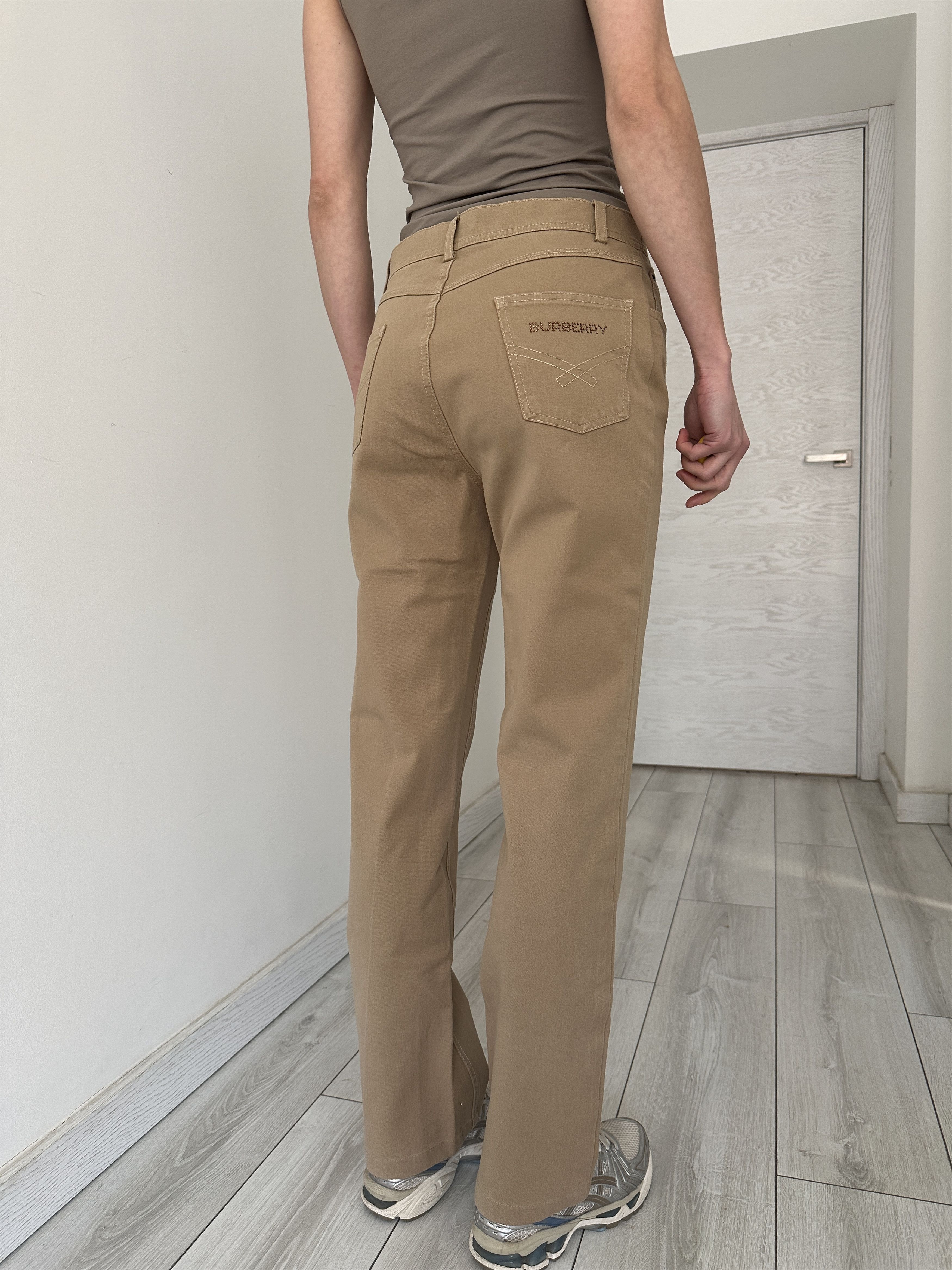 Burberry Burberry Beige Chino Pants Trousers Size 28" / US 6 / IT 42 - 3 Thumbnail