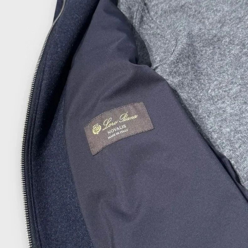 Loro Piana LORO PIANA Cashmere Bomber Jacket 96% Cashmere and 4% Nylo Size US M / EU 48-50 / 2 - 9 Thumbnail