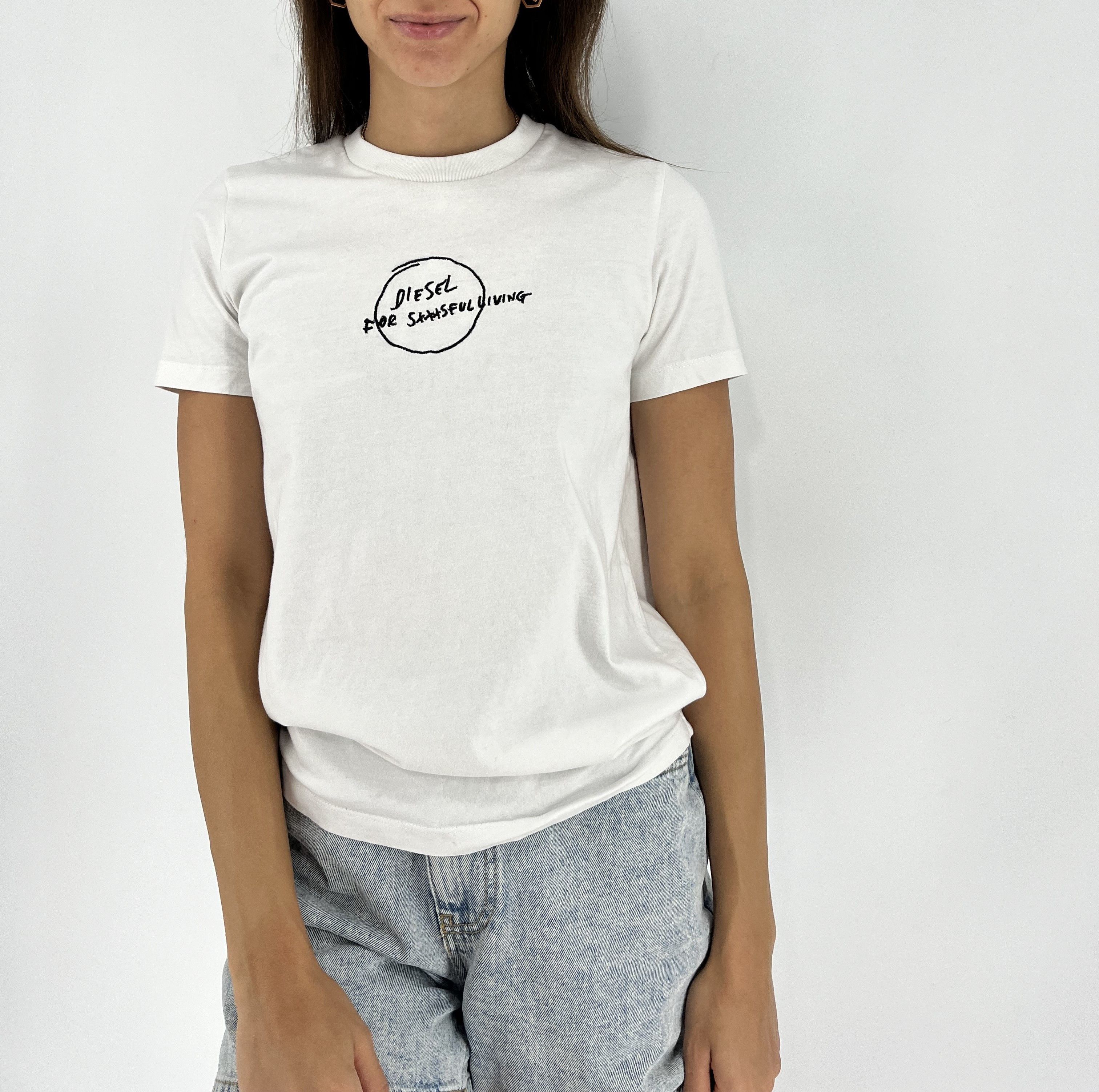 Other Vintage Diesel Japanese Y2K Style Tee Casual Streetwear 90s Size S / US 4 / IT 40 - 4 Thumbnail