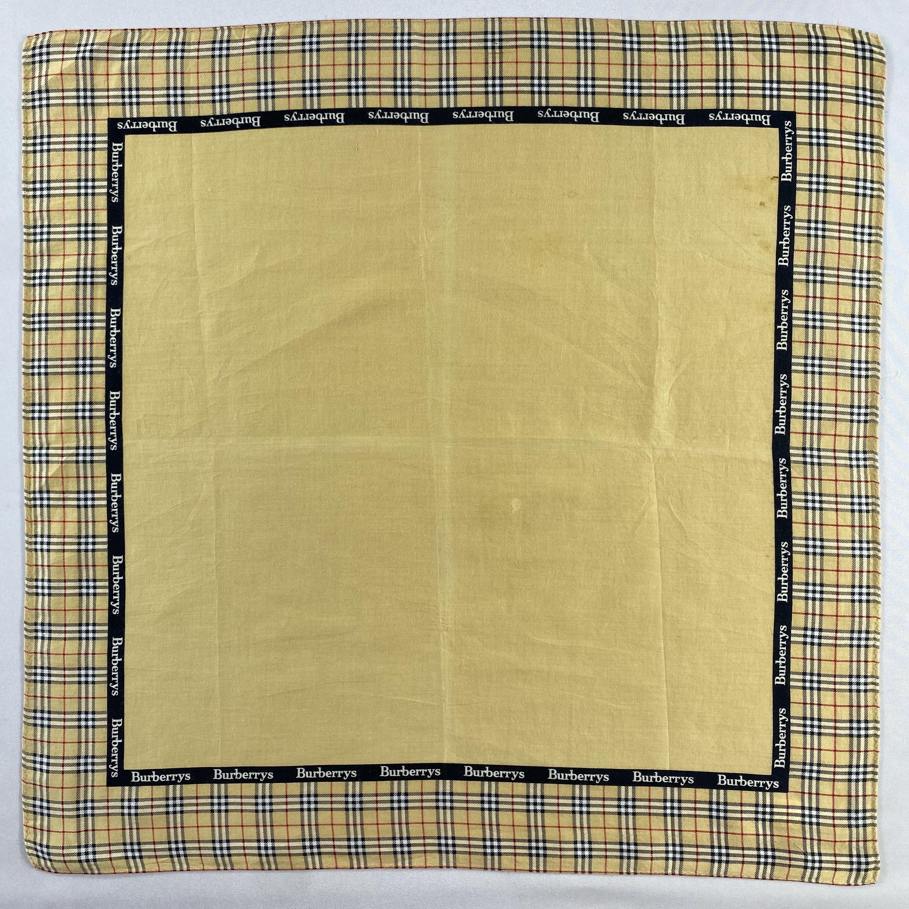 Burberry × Vintage Burberry Handkerchief / Neckerchief / Bandana-P1613 Size ONE SIZE - 1 Thumbnail