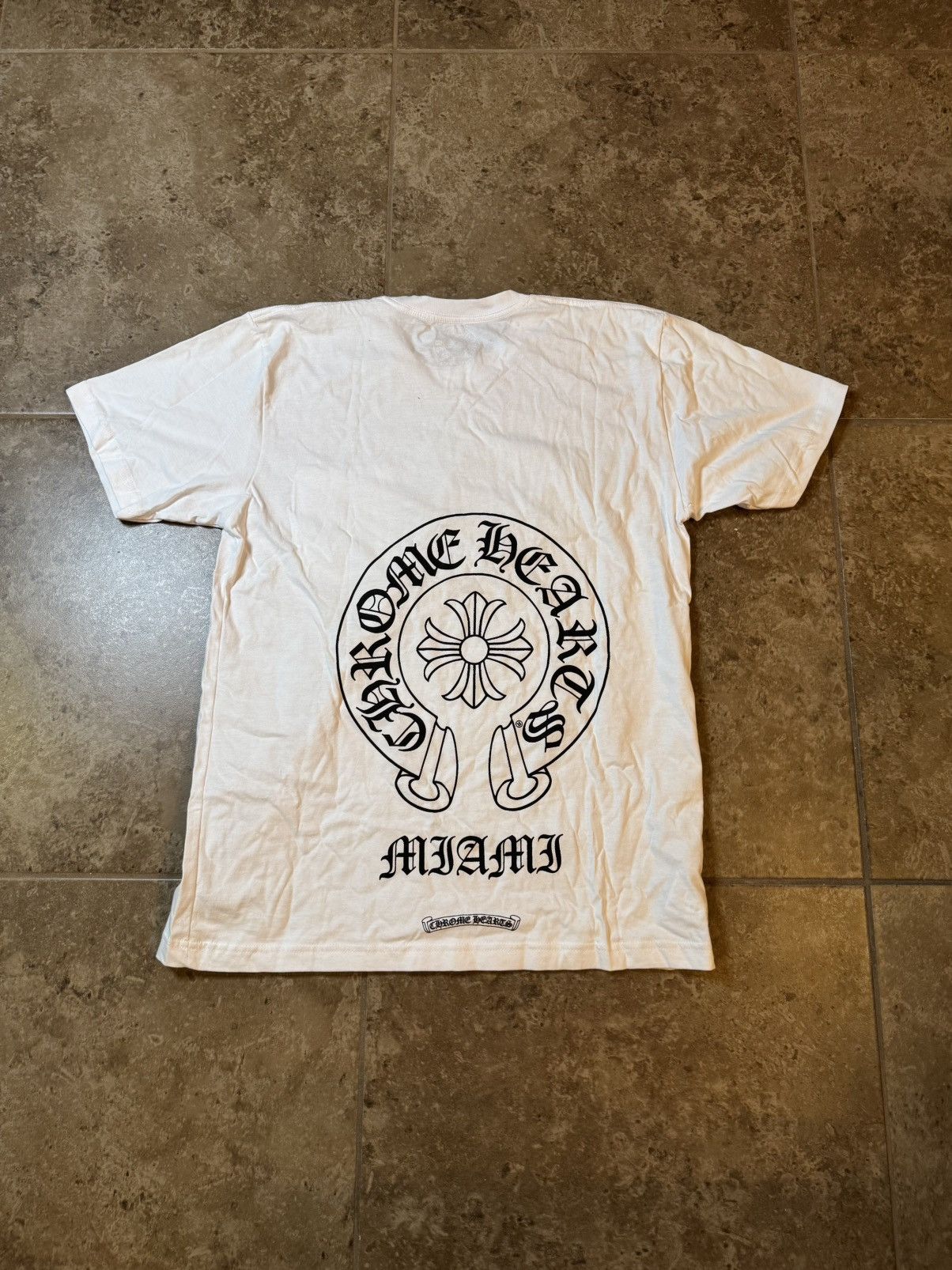 Chrome Hearts Chrome Hearts Horseshoe Miami T-shirt White Size US L / EU 52-54 / 3 - 1 Thumbnail
