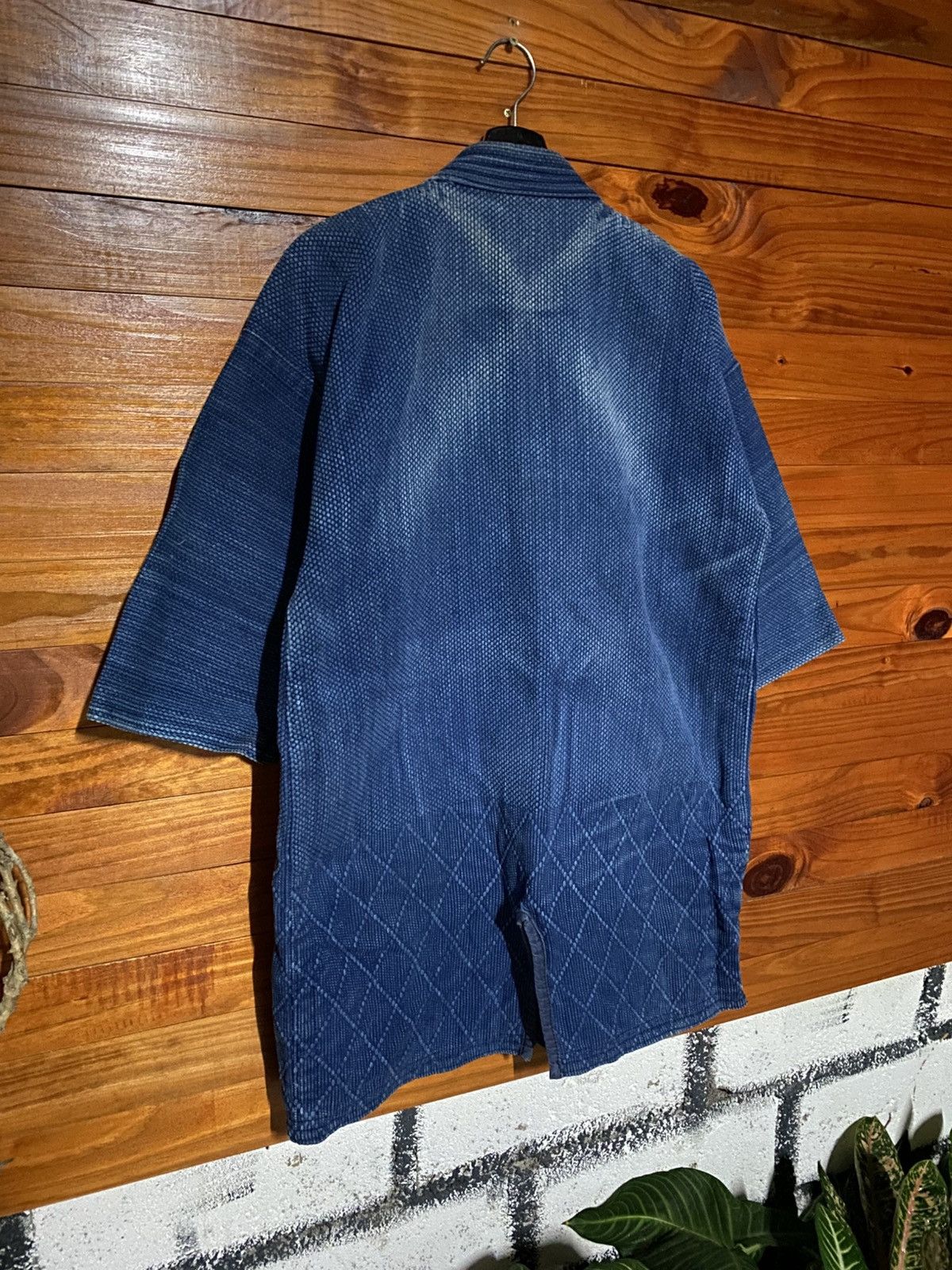 Indigo Vintage Indigo Kendo Gi Jacket | Traditional Keikogi | Boro Size US M / EU 48-50 / 2 - 14 Thumbnail