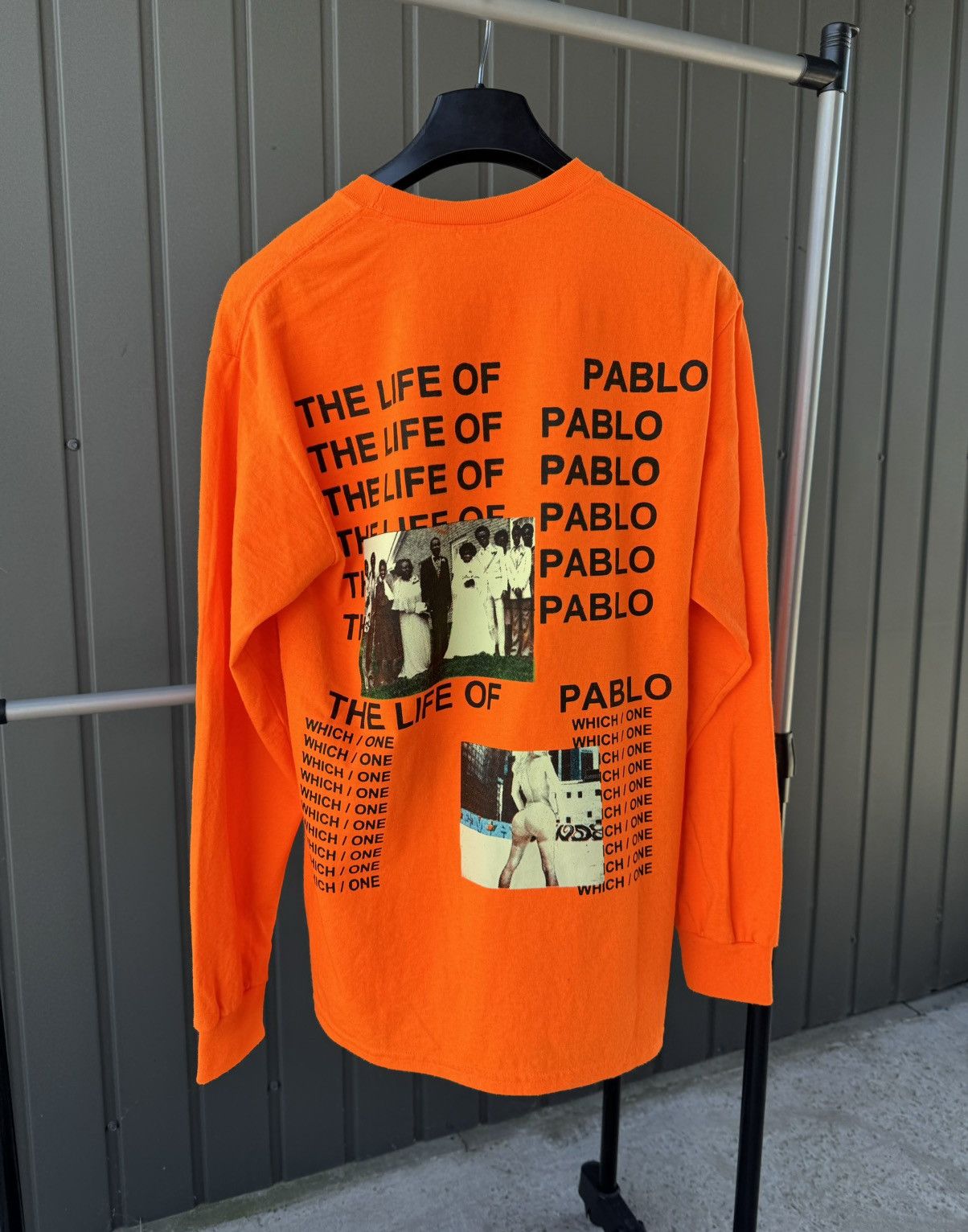 Long Sleeve Life Of Pablo T Shirt The Life Of Pablo Kanye West Long Sleeve  Rap Tee Y2K