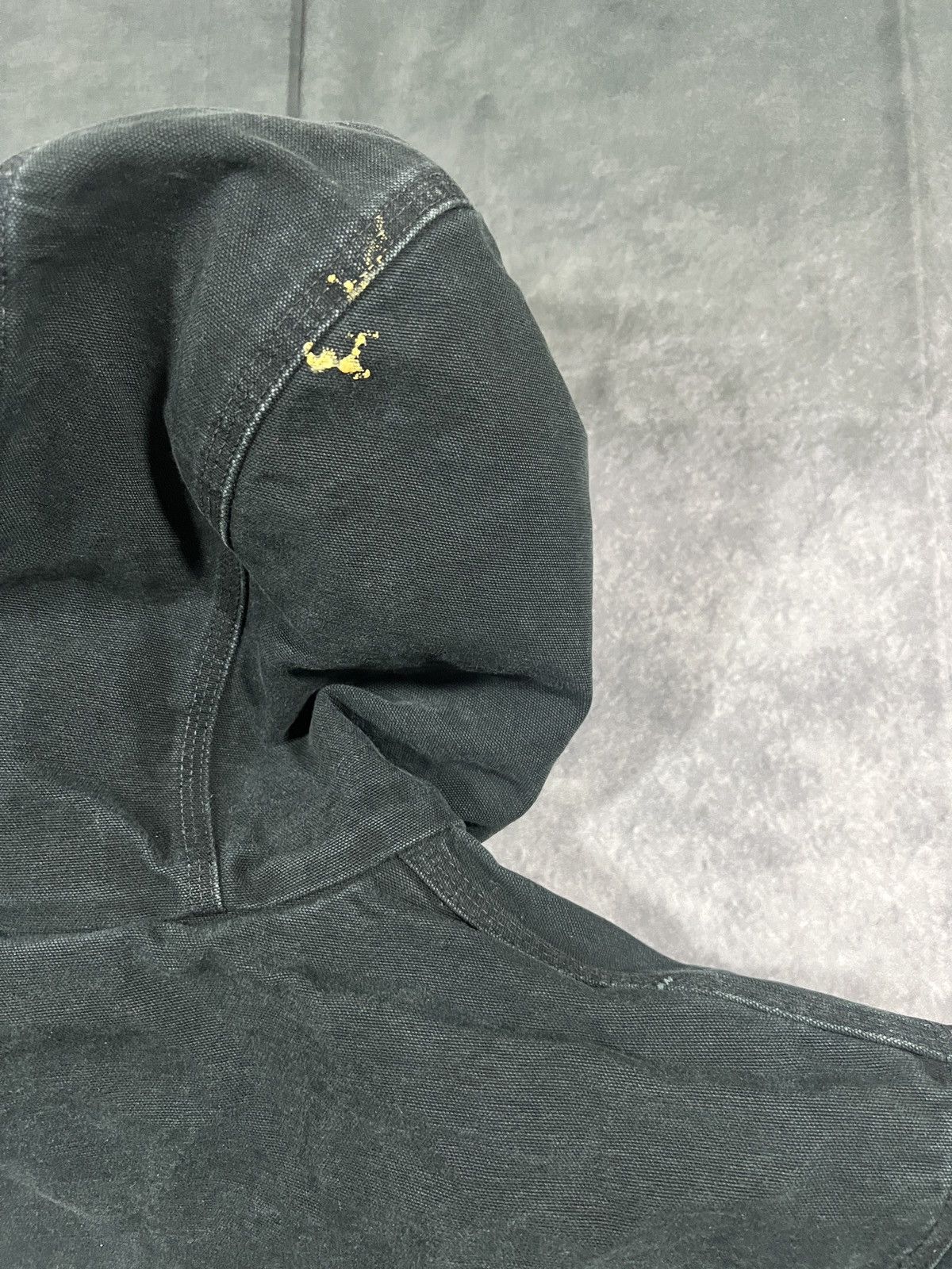 Carhartt Carhartt Black Hooded Workwear Jacket Full Zip Heavyweight Size US L / EU 52-54 / 3 - 4 Thumbnail