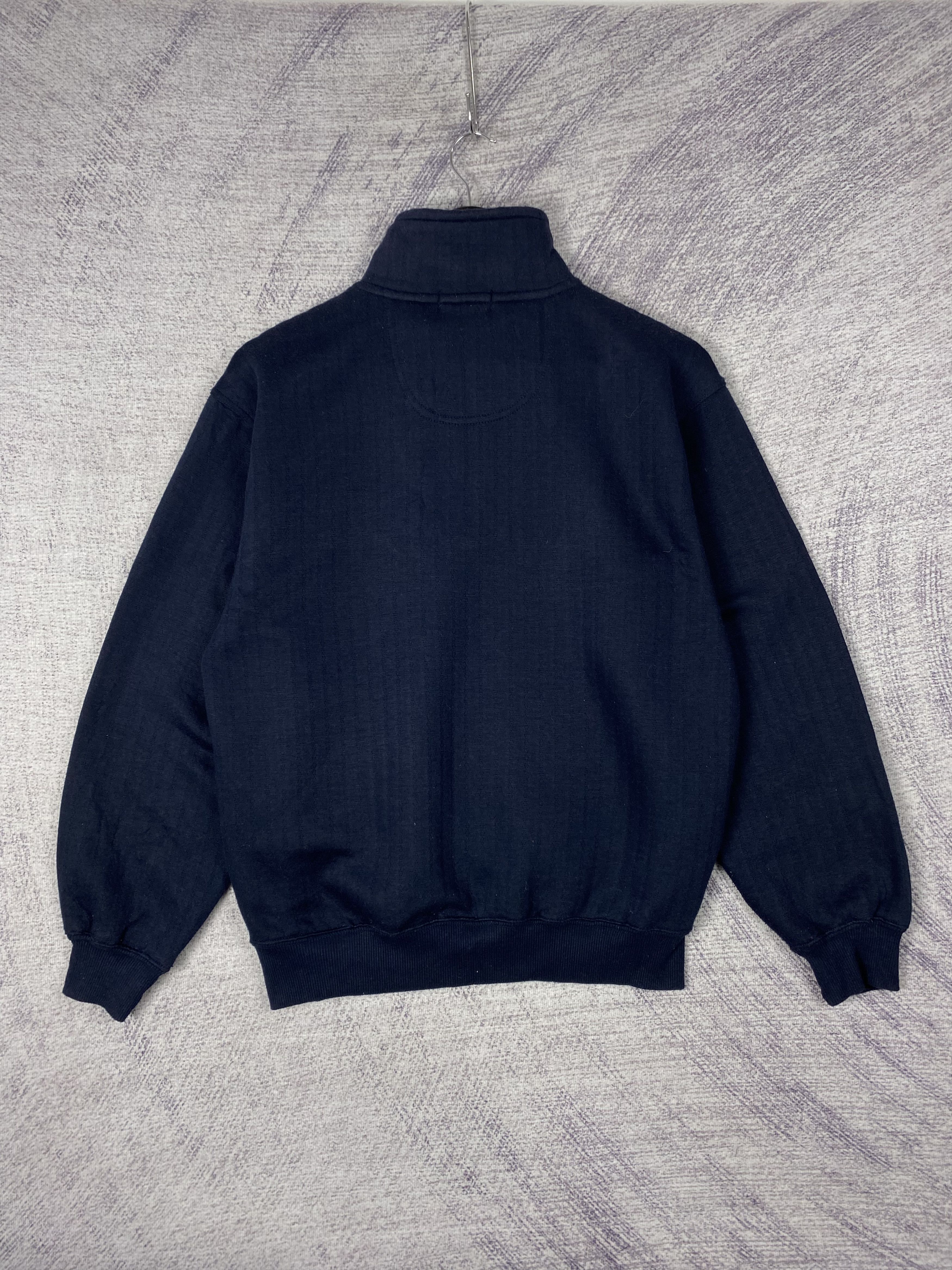 Japanese Brand Vintage Japanese Brand Half Zipper Argyle Style Sweatshirts Size US M / EU 48-50 / 2 - 6 Thumbnail