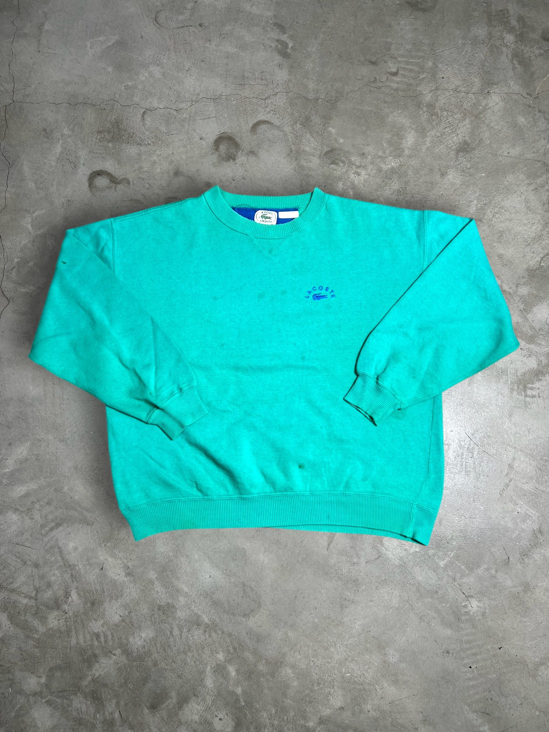Lacoste VTG Lacoste IZOD Mini Logo Embroidery Sweatshirt (L) JKA157 Size US L / EU 52-54 / 3 - 1 Thumbnail