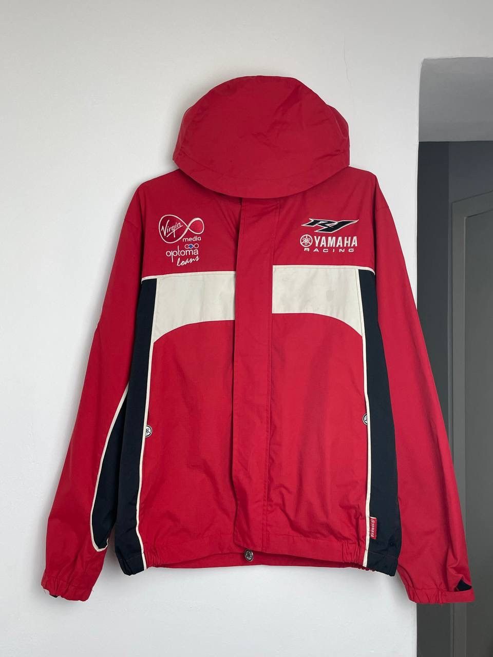 Vintage × Yamaha Yamaha Vintage Racing Jacket Big CENTER Logo OVERSIZED Y2K Size US S / EU 44-46 / 1 - 1 Thumbnail