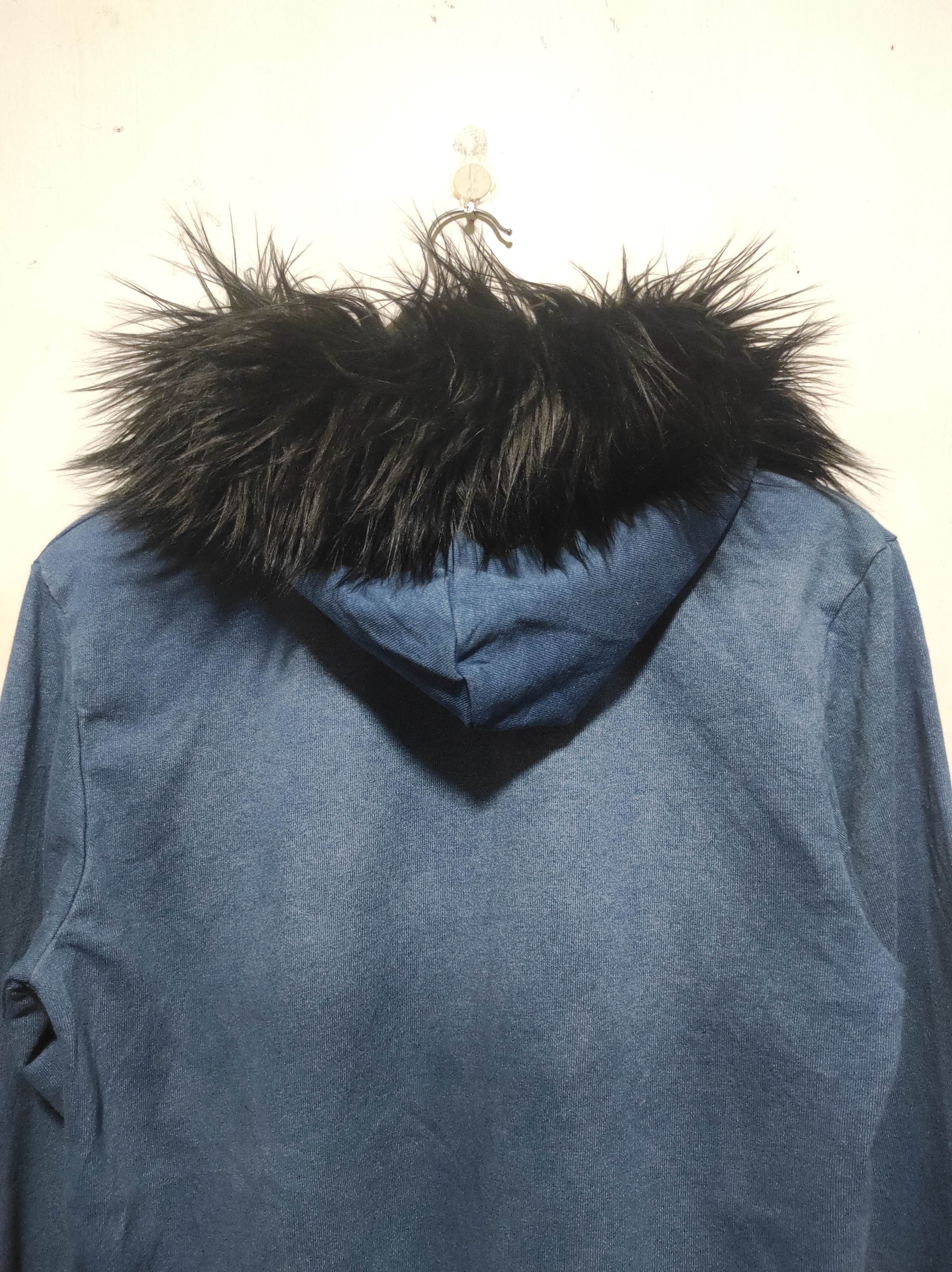 Le Grande Bleu (L.G.B.) Growth by Grail denim Zip Fur Hoodie IfSixWasNine LGB style Size US L / EU 52-54 / 3 - 11 Thumbnail