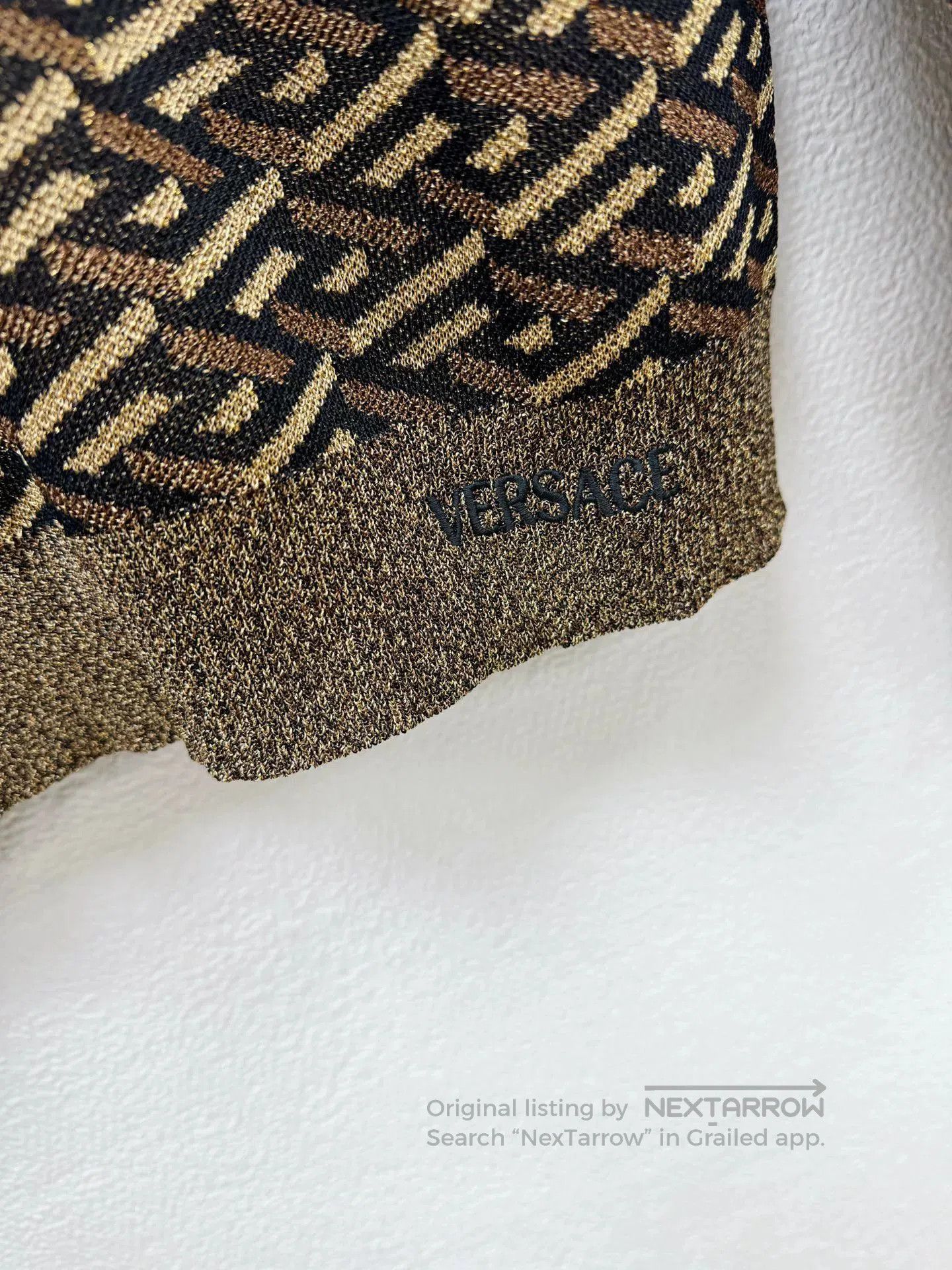 Versace VERSACE Embroidered Knit Sweater. Size US S / EU 44-46 / 1 - 5 Thumbnail