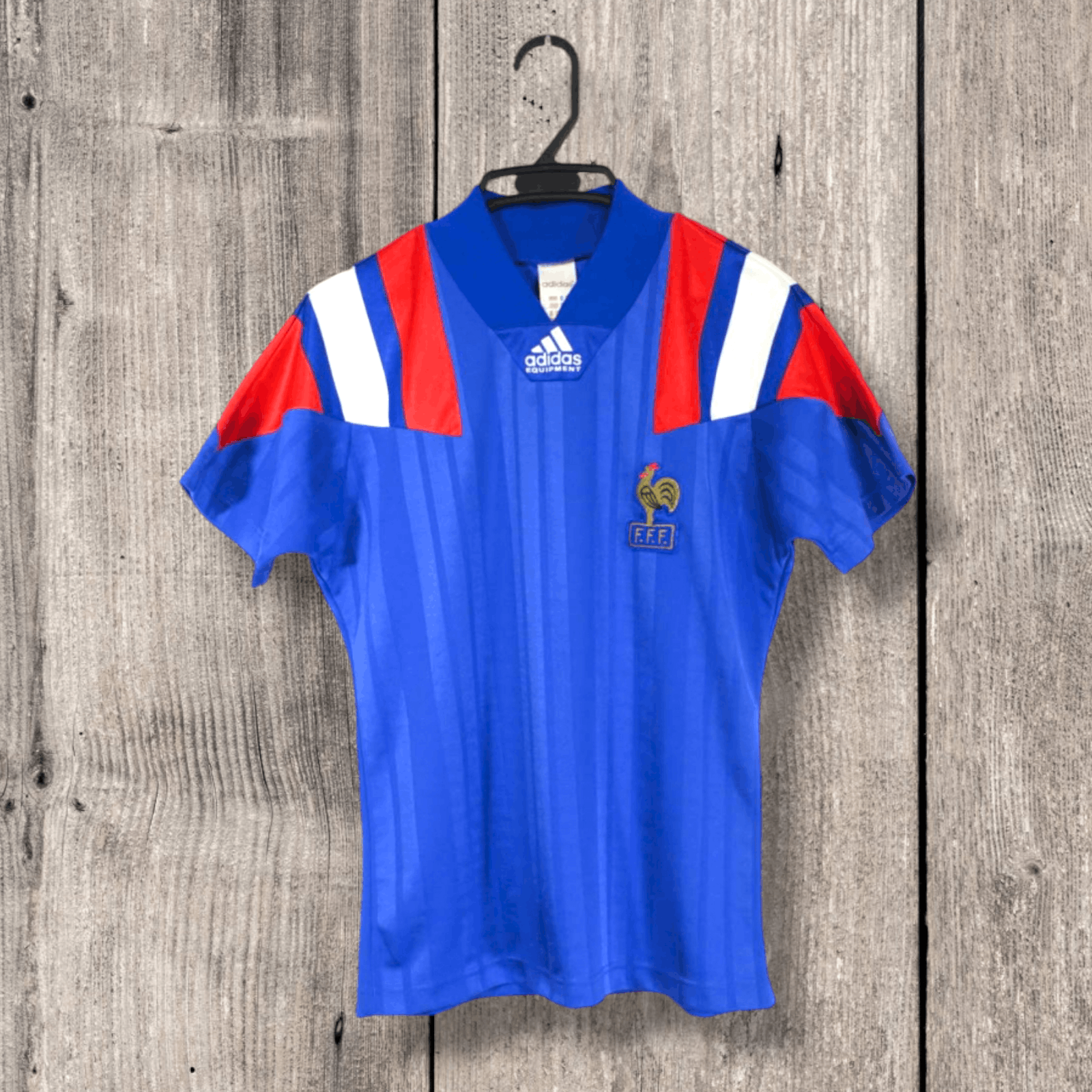Adidas Vintage | 1992-1994 | France (Home) Jersey Size US XS / EU 42 / 0 - 1 Thumbnail