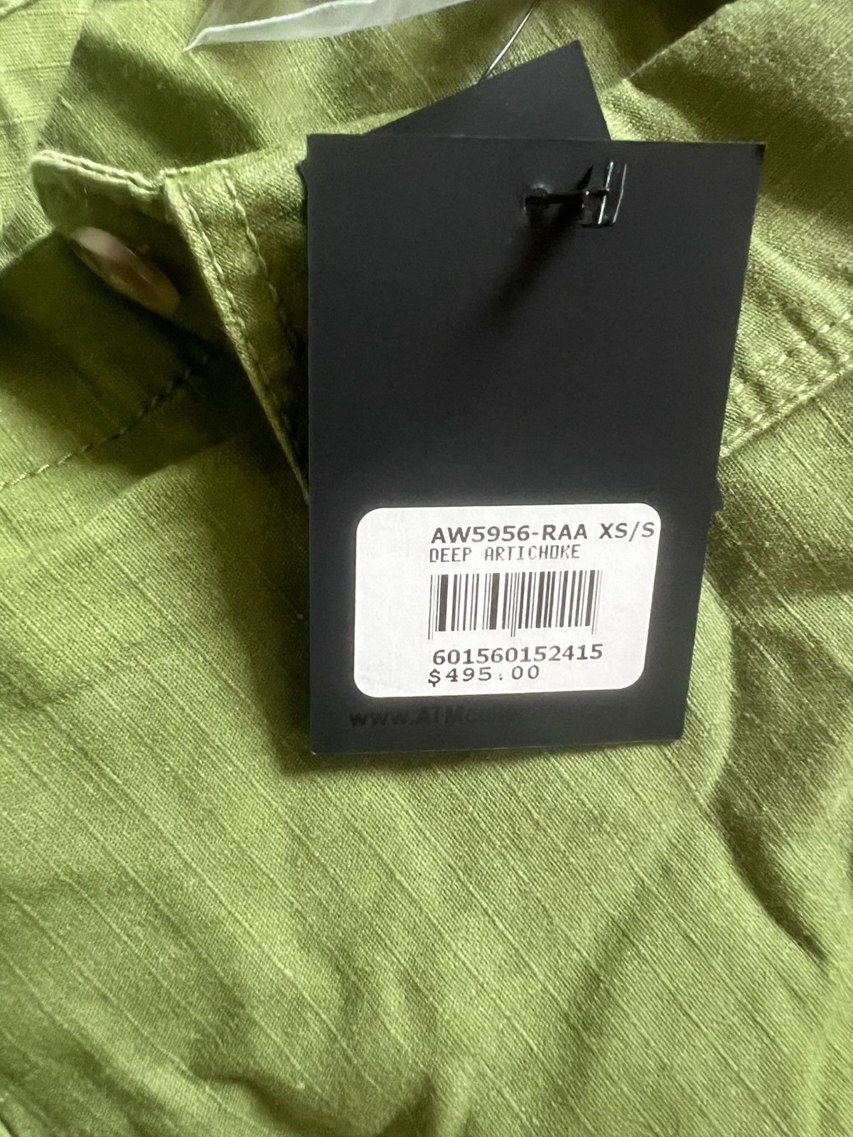 ATM Anthony Thomas Melillo Anthony Thomas Melillo (ATM) Green Cargo Jacket | XS/S NWT Size S / US 4 / IT 40 - 6 Thumbnail