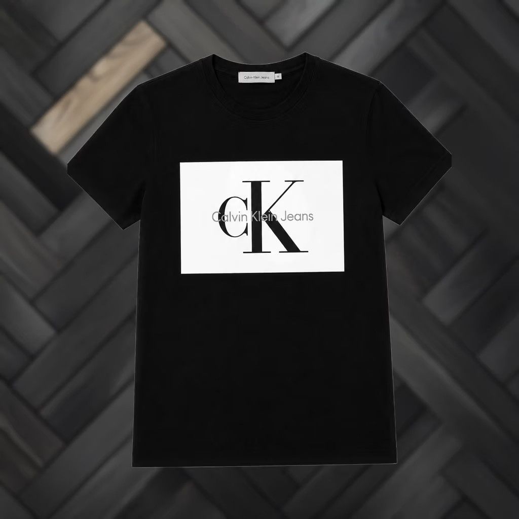 Calvin Klein Calvin Klein Men's Black Logo T-Shirt S Regular Fit Size US S / EU 44-46 / 1 - 1 Thumbnail