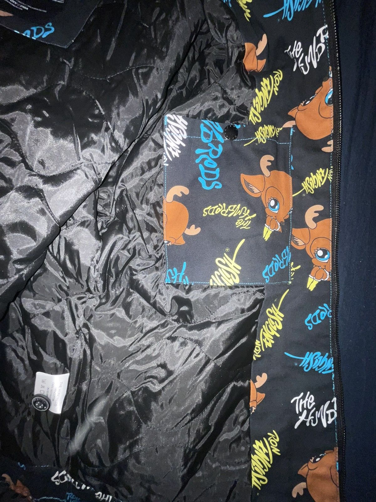 Designer × The Hundreds The Hundreds All over print baby deer black and blue jacket Size US L / EU 52-54 / 3 - 5 Thumbnail