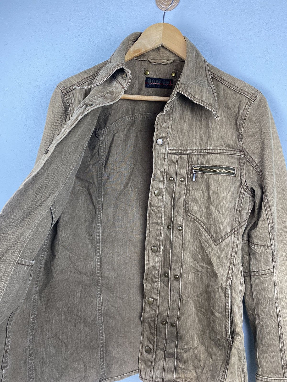 Japanese Brand × Vintage Vintage Morgan Homme Denim Jacket Nice Design Size US M / EU 48-50 / 2 - 9 Thumbnail