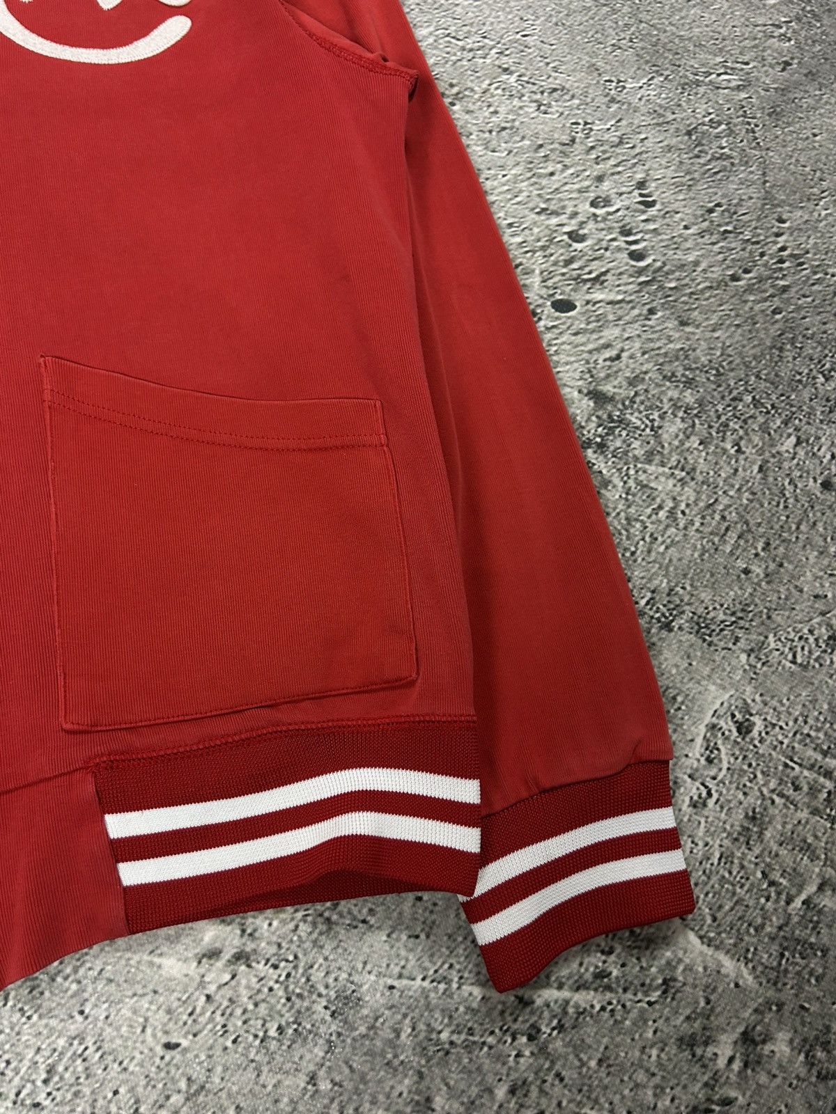 Evisu Evisu Mighty varsity jacket red big logo zip sweatshirt Size US XL / EU 56 / 4 - 3 Thumbnail