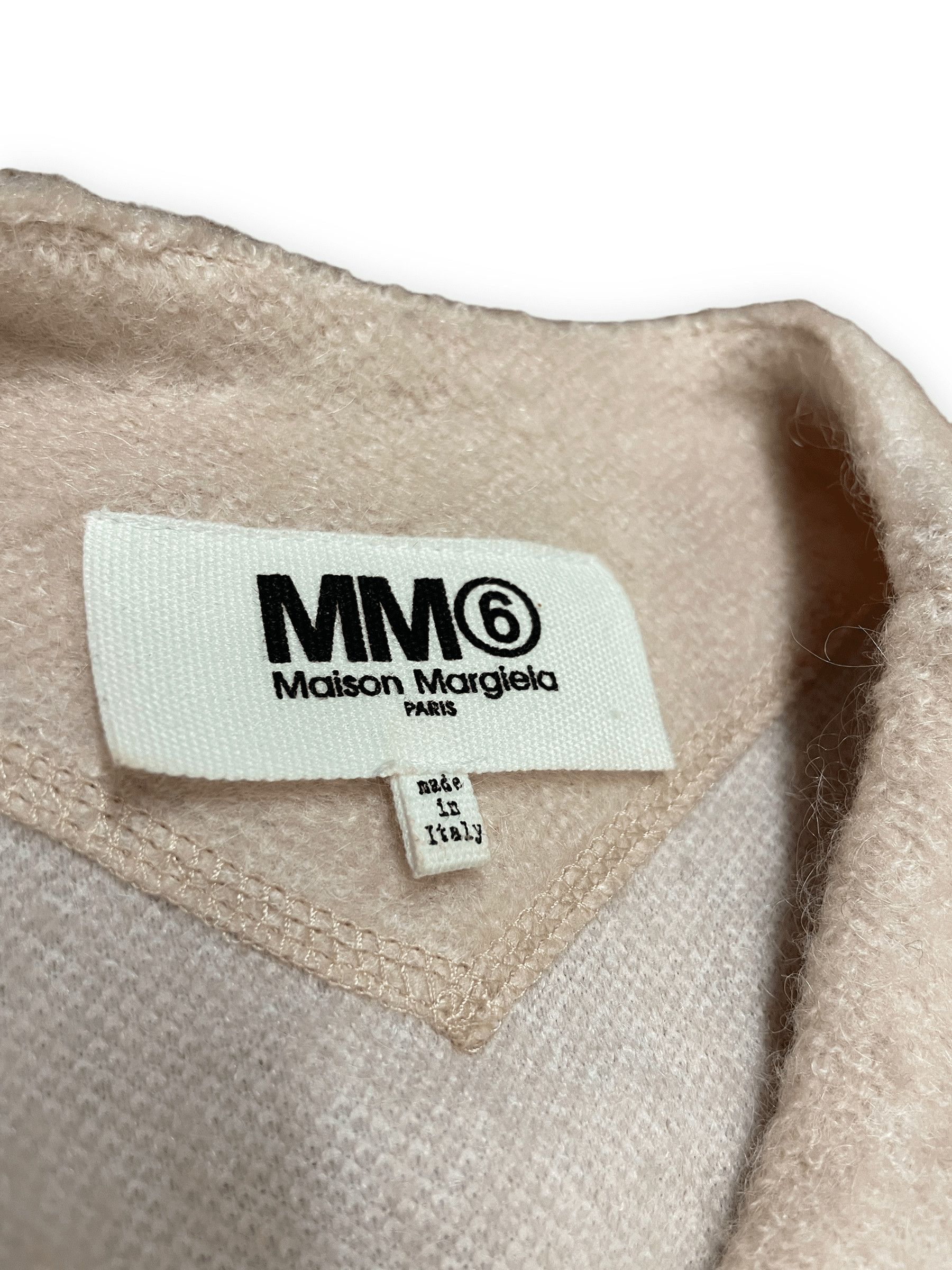 Maison Margiela MM6 Maison Margiela Vintage Designer Hi-Low Fuzzy Knit Top With Belt Made In Italy Size M / US 6-8 / IT 42-44 - 3 Thumbnail