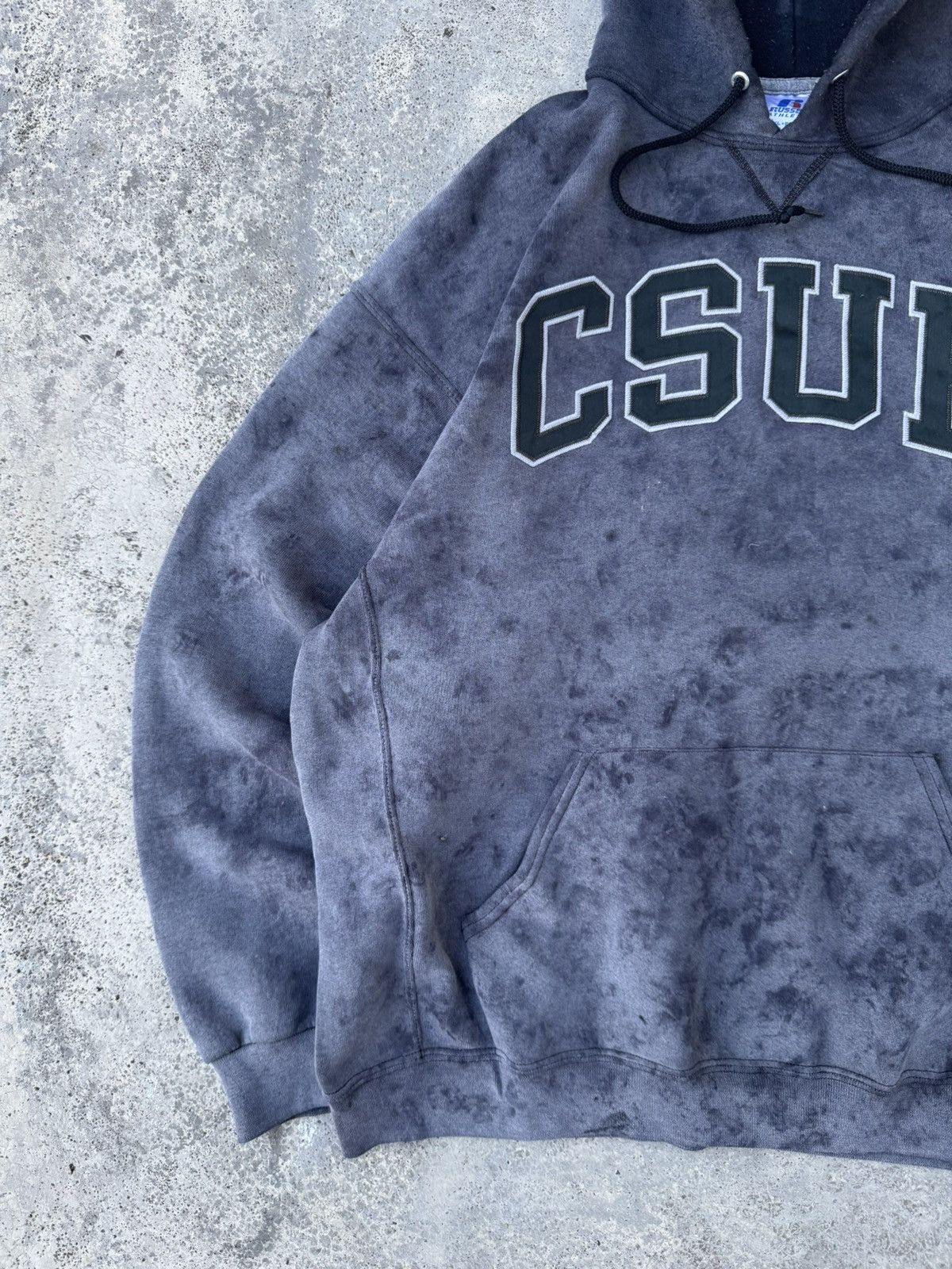 Russell Athletic Distressed Vintage Y2K Sun Faded CSUF Russell Hoodie Size US XL / EU 56 / 4 - 3 Thumbnail