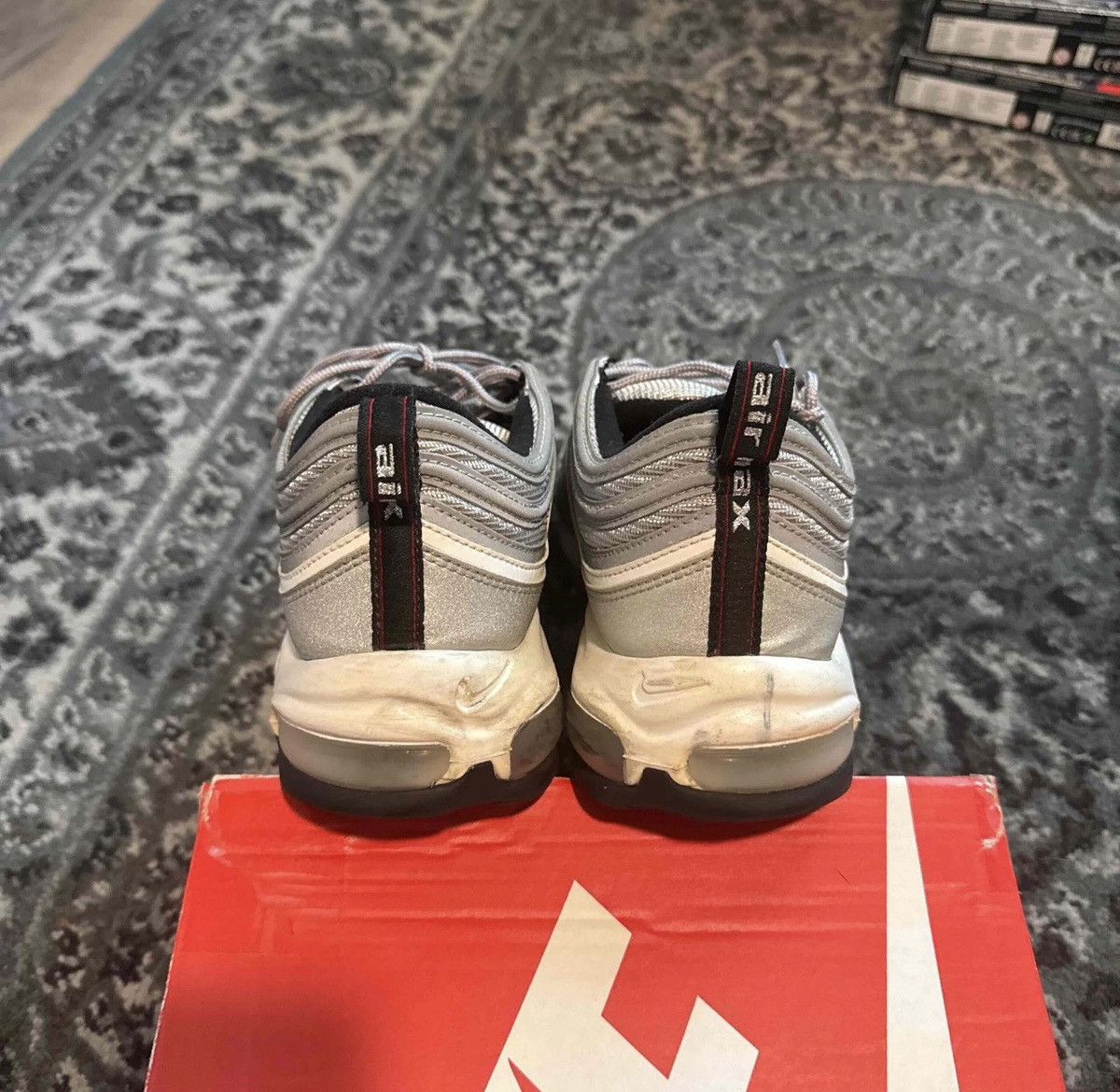 Nike Nike Air Max 97 Silver Bullet 2017 Size US 11 / EU 44 - 4 Thumbnail