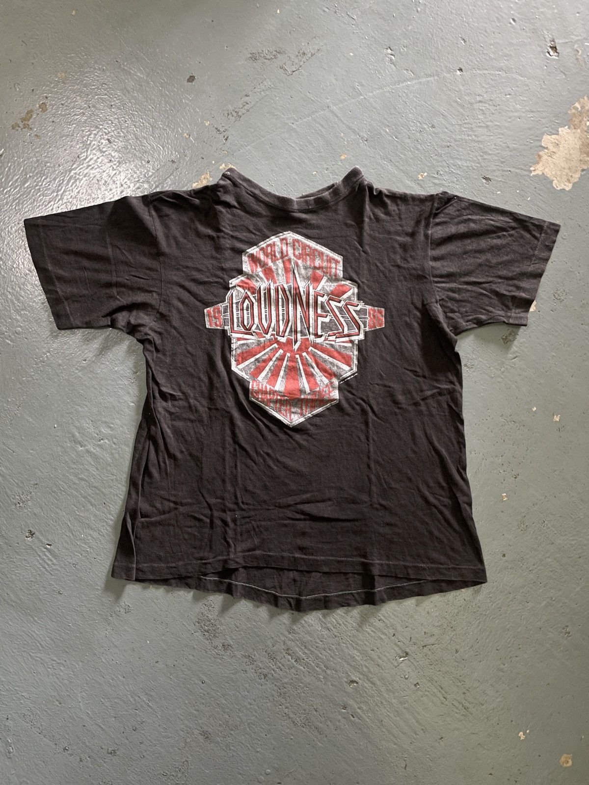 Band Tees × Vintage Vintage 80s Loudness “WORLD CIRCUIT CHAPTER THREE” Band Tees Size US L / EU 52-54 / 3 - 1 Thumbnail