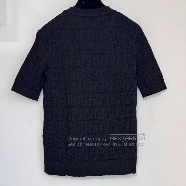 Fendi Fendi Monogrammed Logo Knit Short Sleeve Size XS / US 0-2 / IT 36-38 - 4 Thumbnail