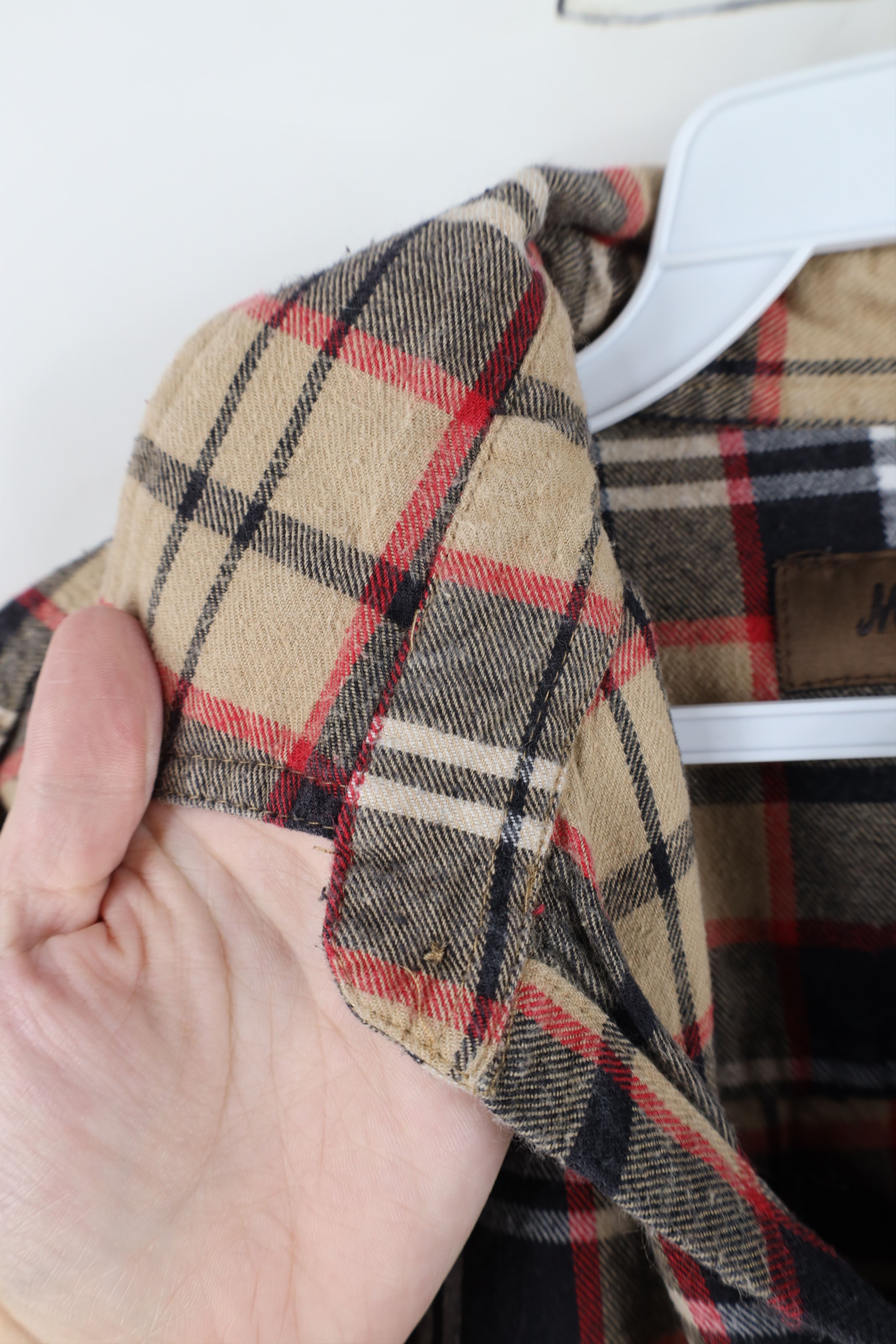 Vintage Vintage 90s Streetwear Flannel Collared Button Shirt Plaid Size US L / EU 52-54 / 3 - 9 Thumbnail