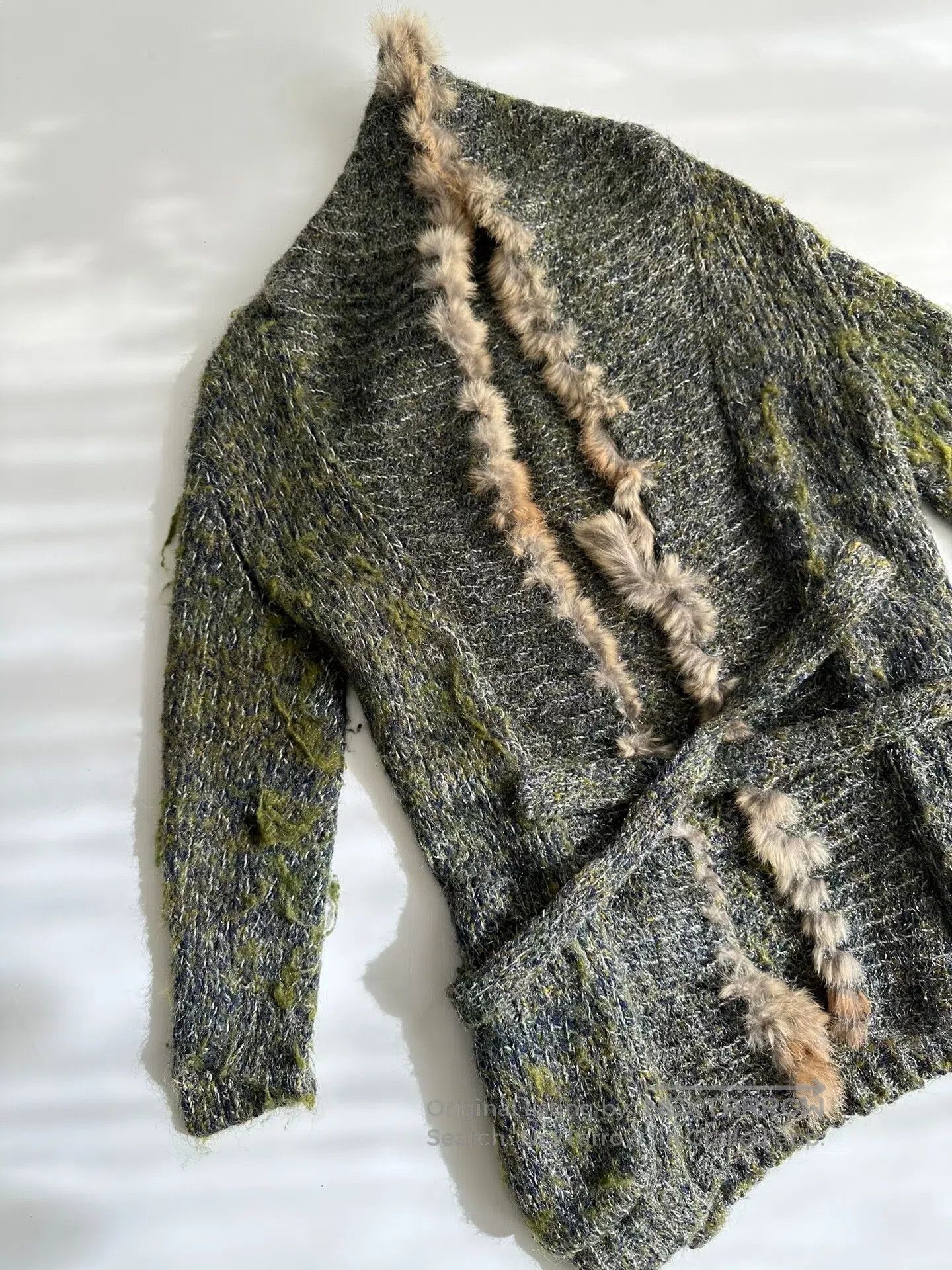 Kolor KOLOR Initial moss-pattern sweater cardigan| Size M / US 6-8 / IT 42-44 - 2 Thumbnail