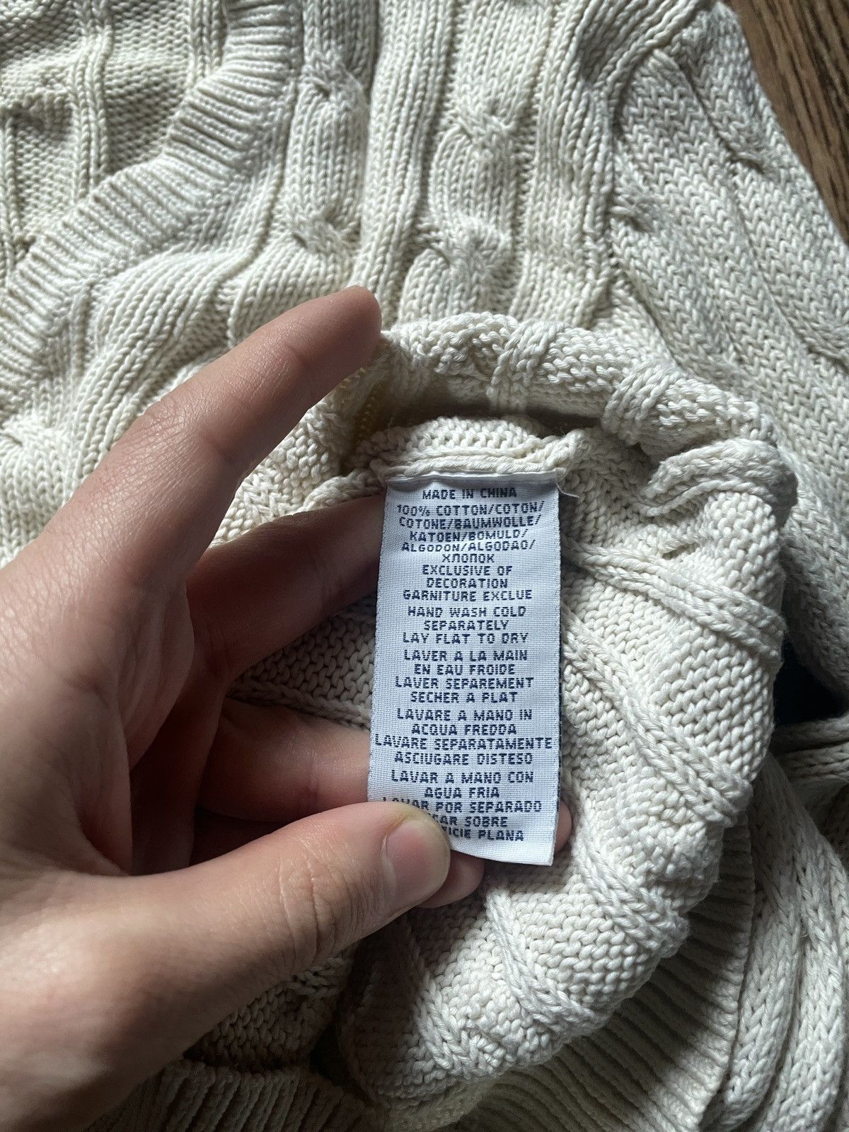 Polo Ralph Lauren Polo Ralph Lauren sweater Knitted vintage 90s V-neck Size S / US 4 / IT 40 - 4 Thumbnail