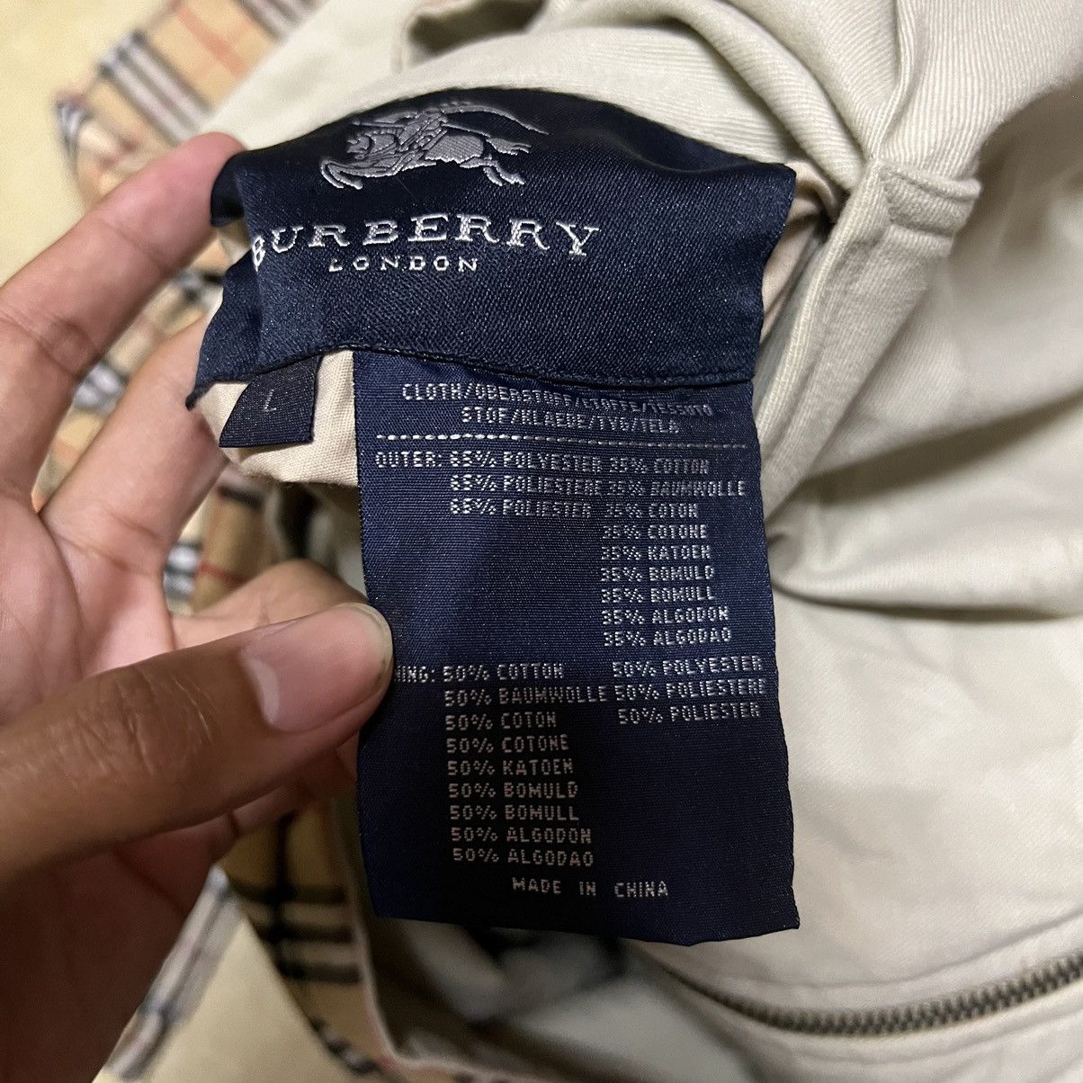 Burberry Burberry Nova Check Reversible Jacket Size US L / EU 52-54 / 3 - 10 Thumbnail