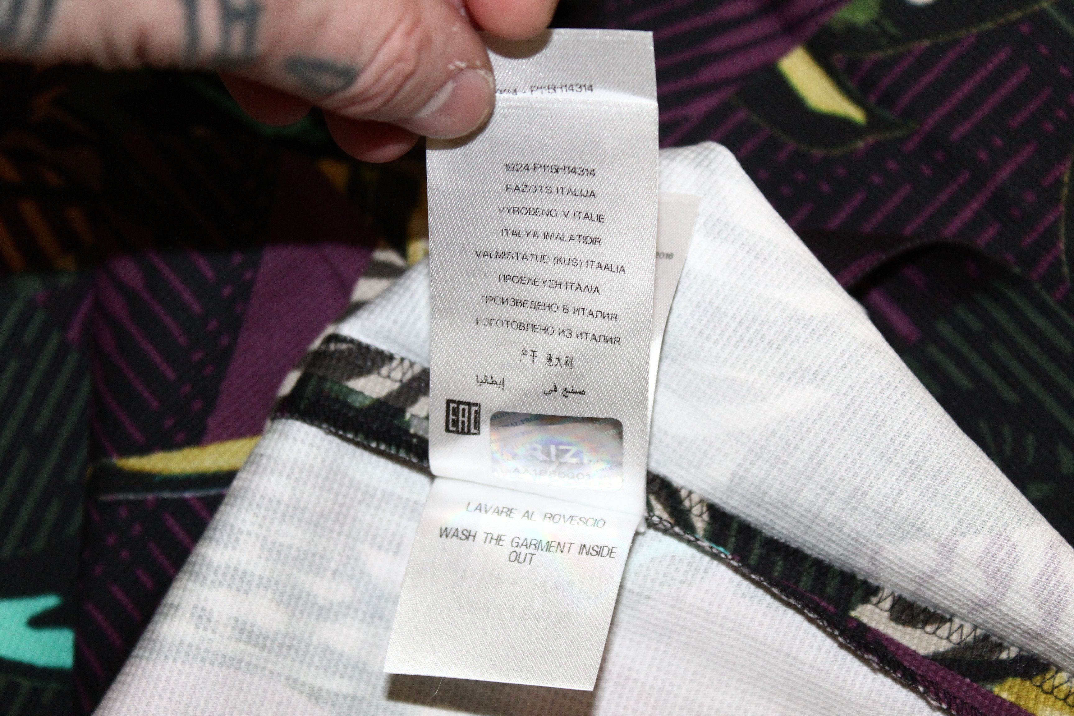Krizia Uomo PerTe Krizia Lining Waffle Cotton Woven Floral Trouser Size 32" / US 10 / IT 46 - 12 Thumbnail