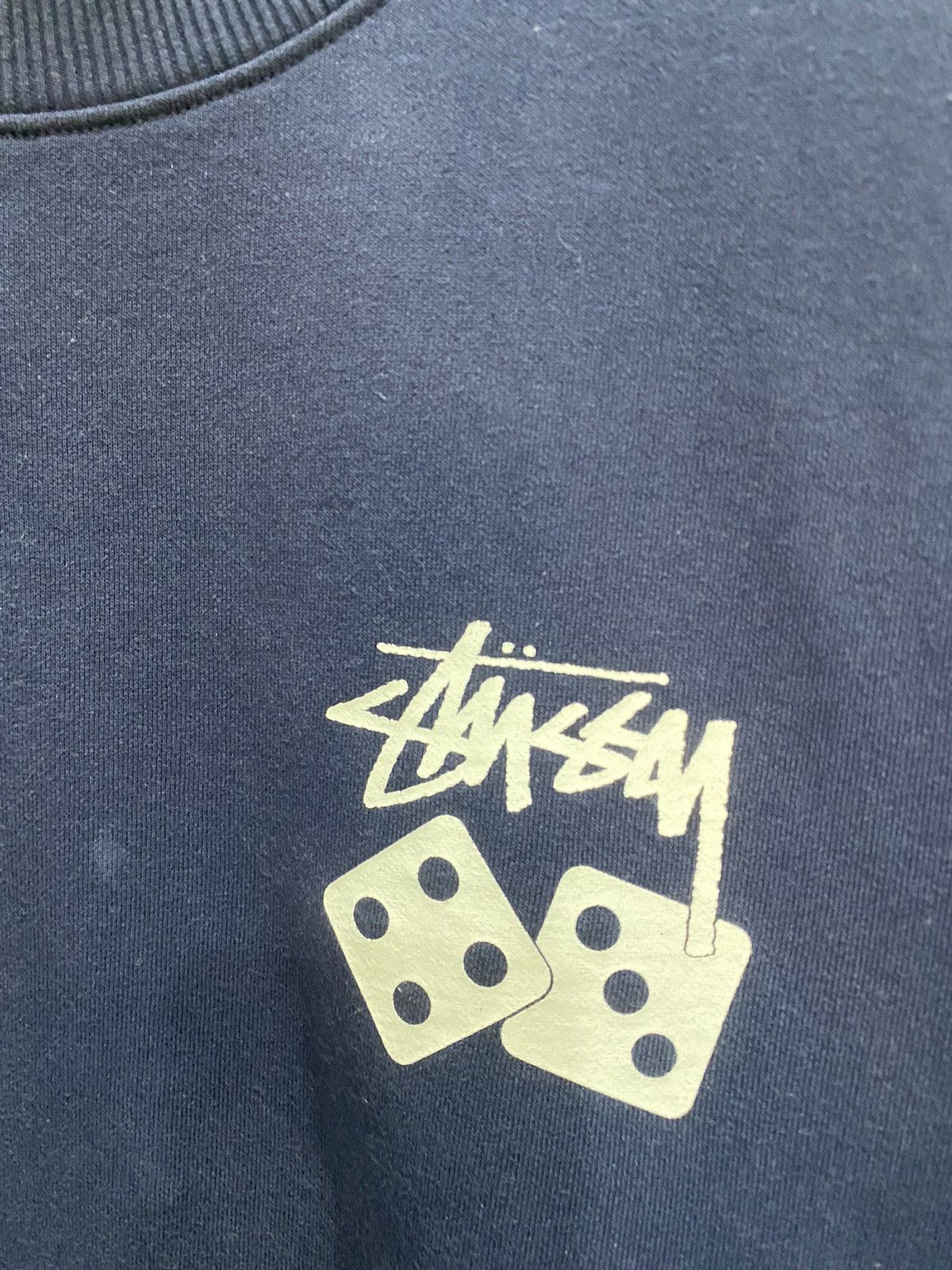 Stussy Stüssy Dadi sweatshirt, size XL, blue, with print, used Size US XL / EU 56 / 4 - 4 Thumbnail