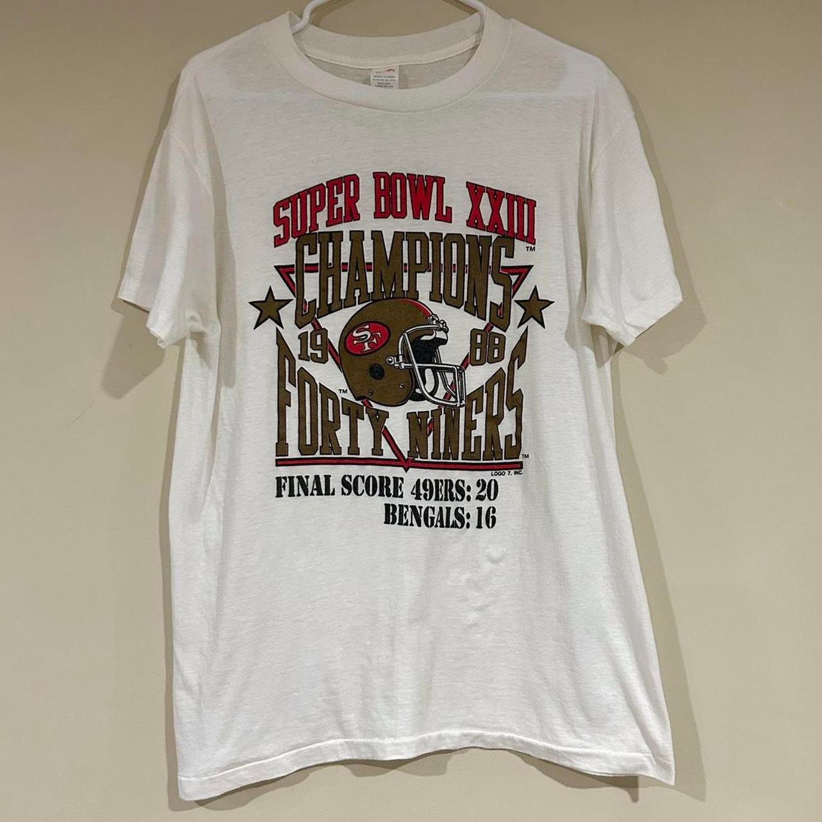 Other Vintage 1988 San Francisco 49ers Super Bowl Champions Shirt Size US L / EU 52-54 / 3 - 1 Thumbnail