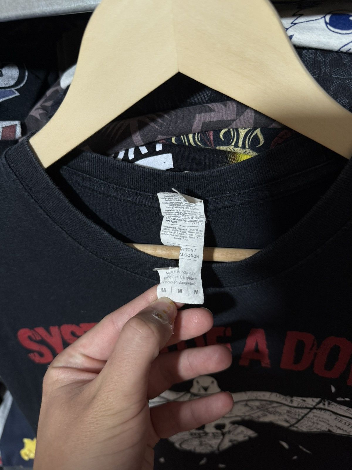 Band Tees Vintage 2016 System Of A Down Rock Band Promo Tour T-shirt Size US M / EU 48-50 / 2 - 6 Thumbnail