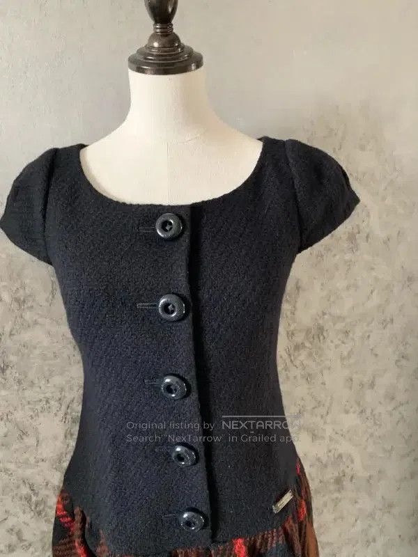 Burberry Burberry Colorblock Wool Short Sleeve Dress. Size M / US 6-8 / IT 42-44 - 6 Thumbnail