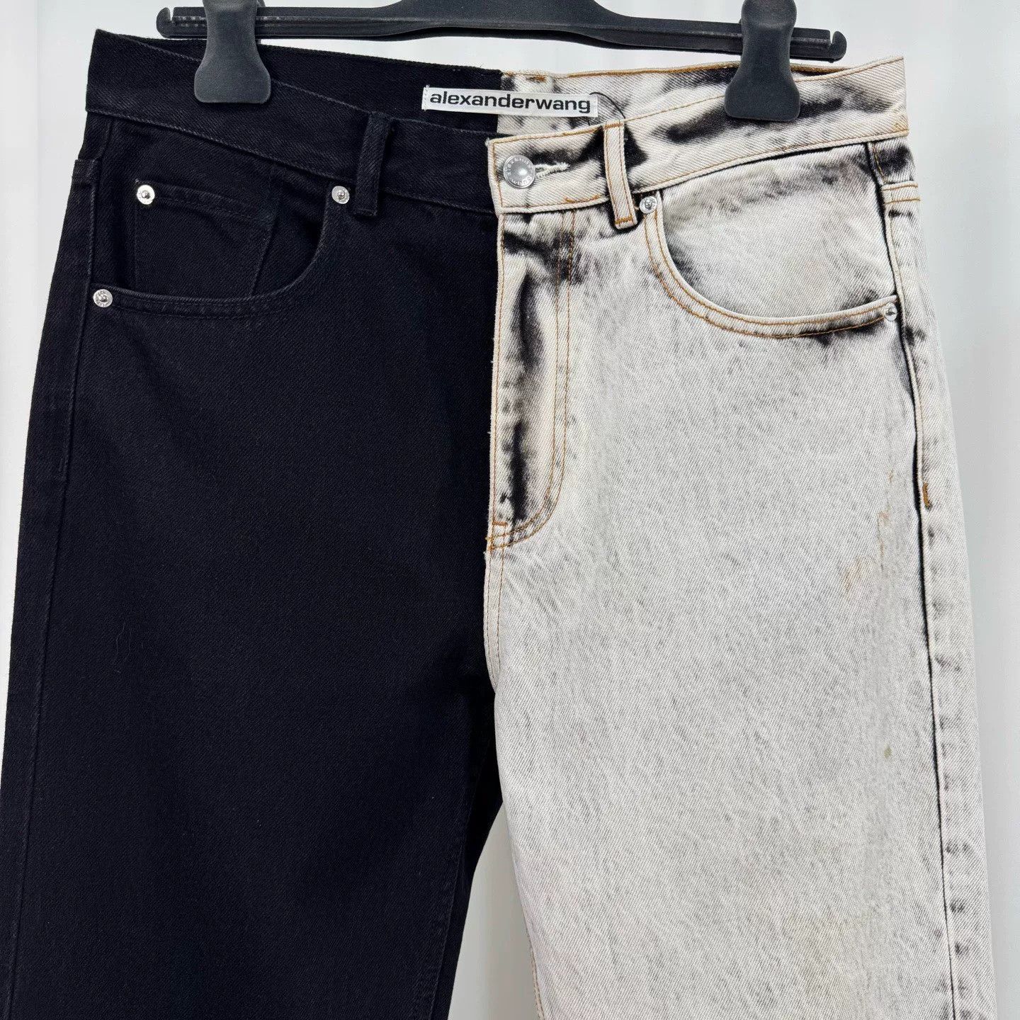 Alexander Wang Alexander Wang Colorblock Denim Pants Size US 32 / EU 48 - 3 Thumbnail