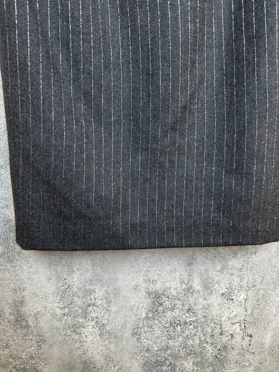 Yves Saint Laurent Yves Saint Laurent Variation 90s Pinstripe Wool Pencil Skirt Size 36" / US 14 / IT 50 - 6 Thumbnail