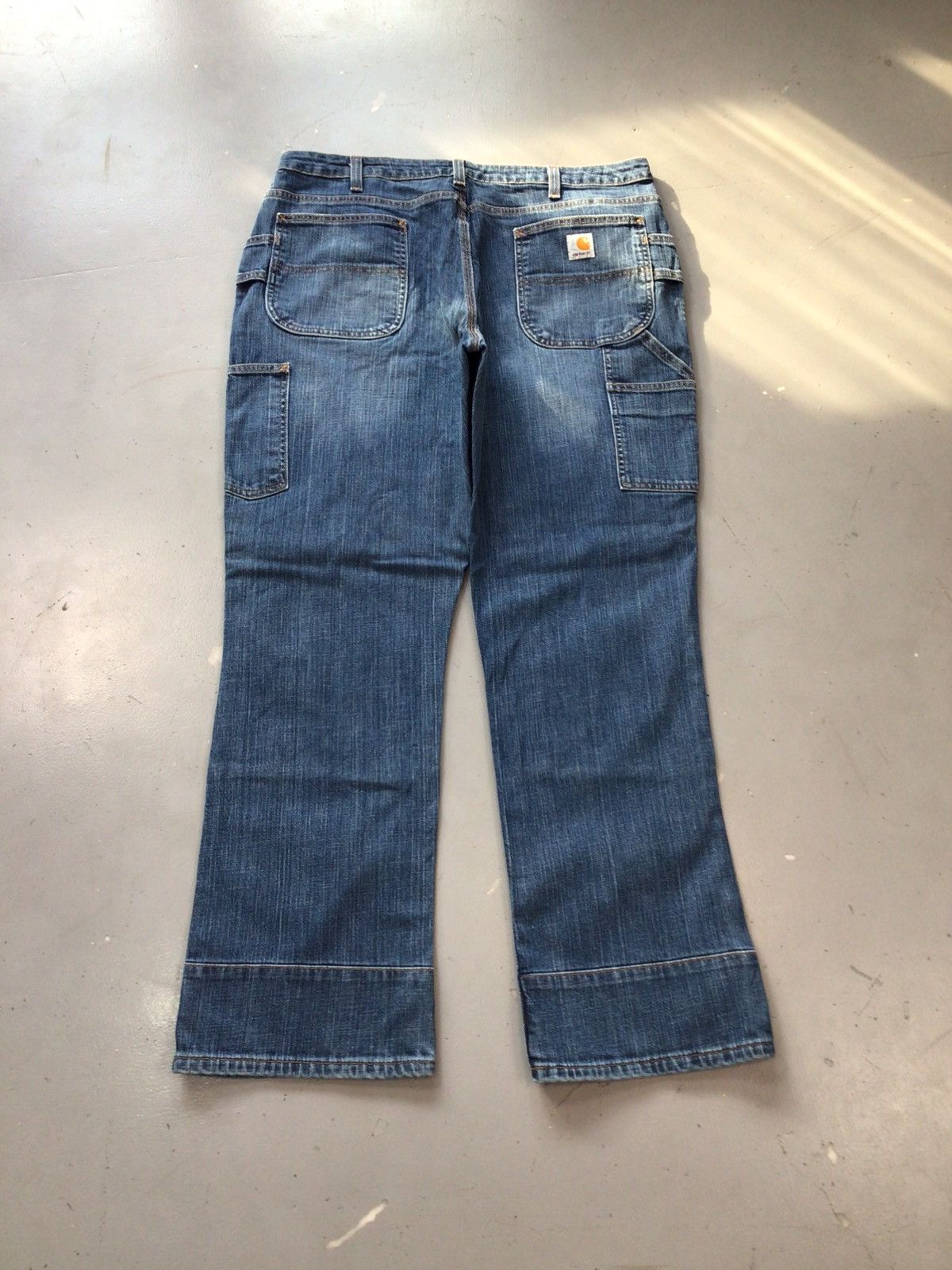 Carhartt × Vintage Vintage Carhartt WB003 FIQ double knee denim Size US 36 / EU 52 - 4 Thumbnail