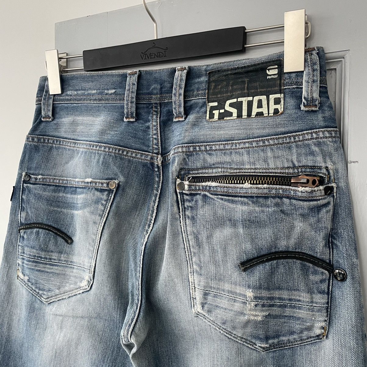 G-Star × Vintage Vintage 00’s G-star RAW Distressed Denim Pants Y2K Size US 32 / EU 48 - 10 Thumbnail