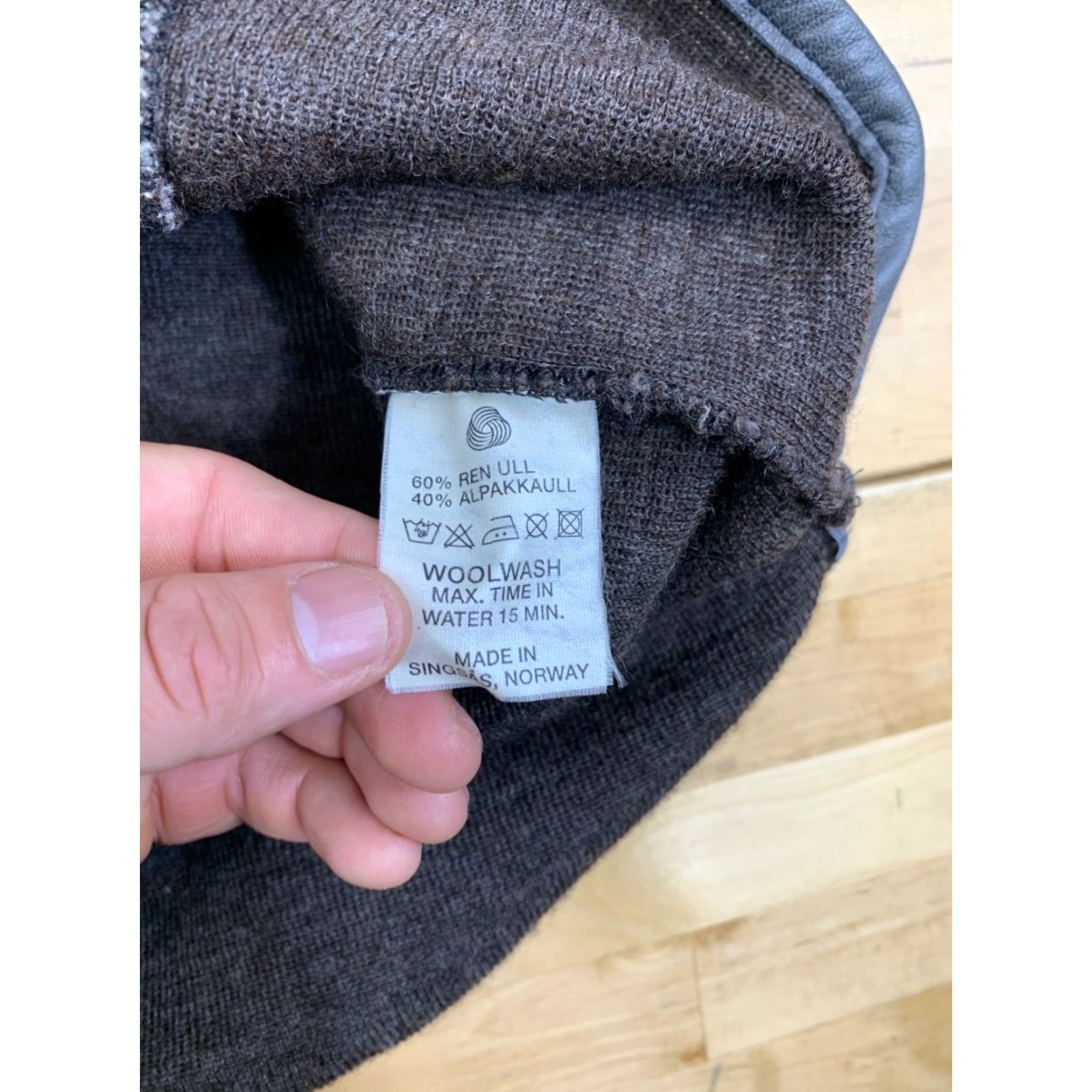 Vintage In Wild Norway Sweater Mens M Brown Wool Pullover Casual Knitted Knit Logo Pullover Winter Fall Skiing Size US M / EU 48-50 / 2 - 3 Thumbnail