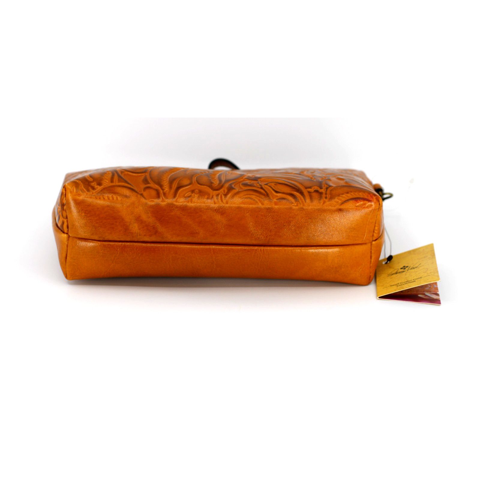Patricia Nash NWT PATRICIA NASH Valerie Logo Embossed Leather Wristlet Bag Size ONE SIZE - 4 Thumbnail