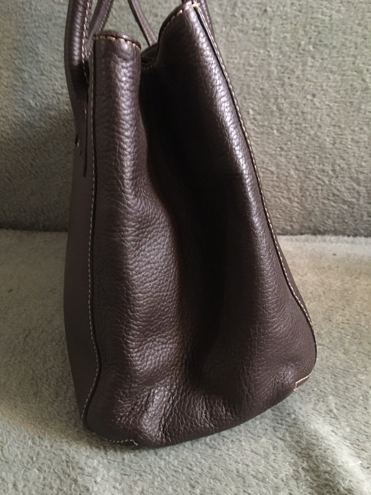 Maison Mollerus Maison Mollerus Brown Leather Shoulder Bag Handbag Size ONE SIZE - 3 Thumbnail