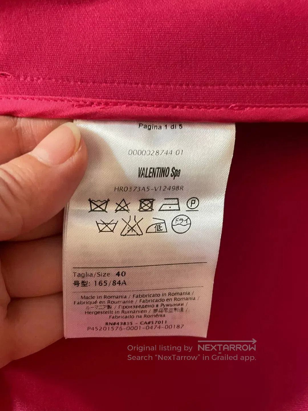 Valentino Valentino Rose Red Coat. Size M / US 6-8 / IT 42-44 - 4 Thumbnail