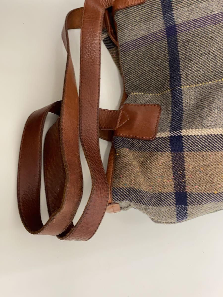 Yohji Yamamoto yohji yamamoto POUR HOMME Tweed/leather/tote bag Size ONE SIZE - 7 Thumbnail