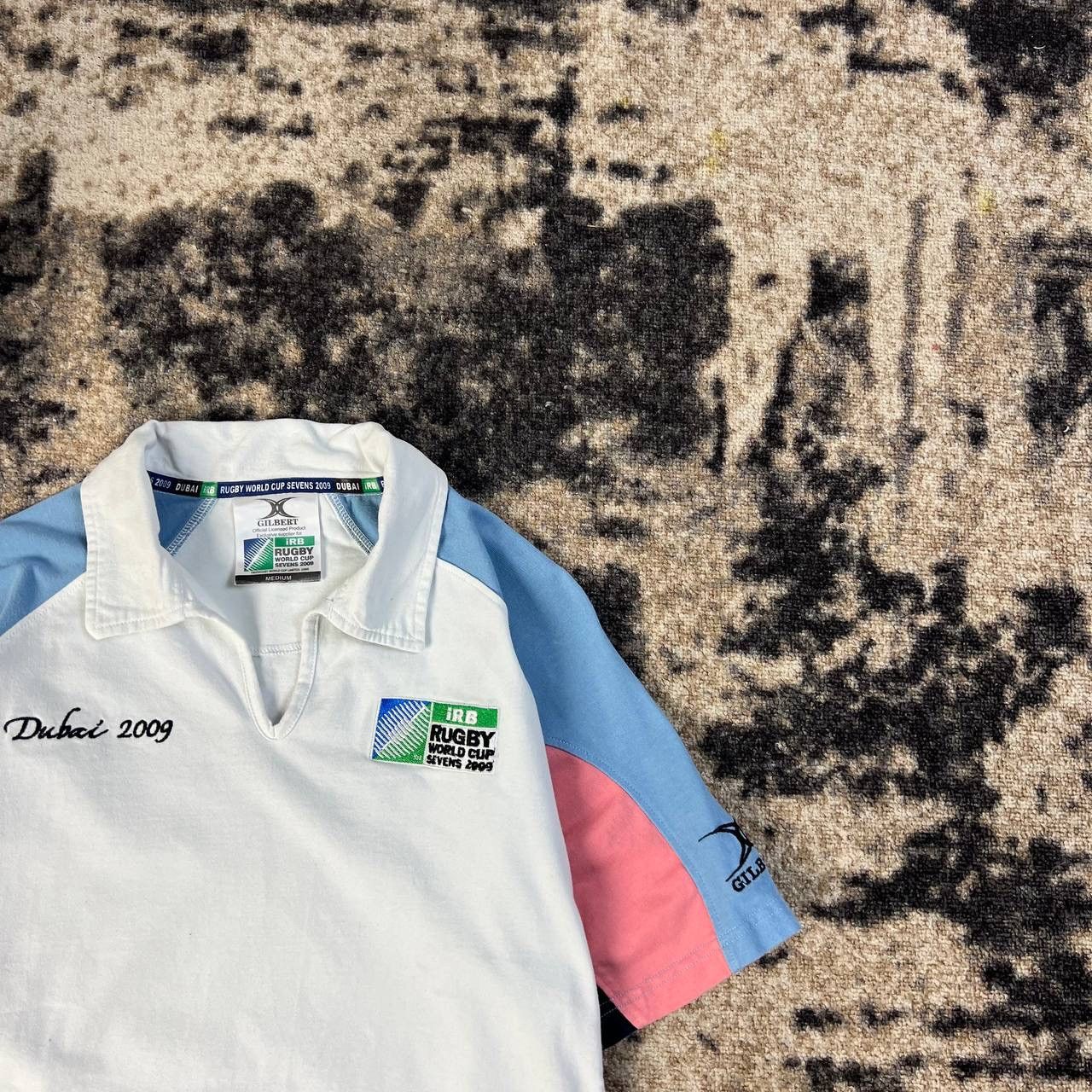 Vintage Dubai Rugby Vintage Y2K Polo T-Shirt Streetwear Style Size M / US 6-8 / IT 42-44 - 2 Thumbnail