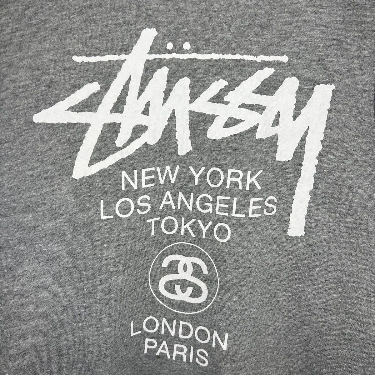 Stussy Vintage Stussy Sweatshirt Double Sided Print World Tour Size US M / EU 48-50 / 2 - 5 Thumbnail